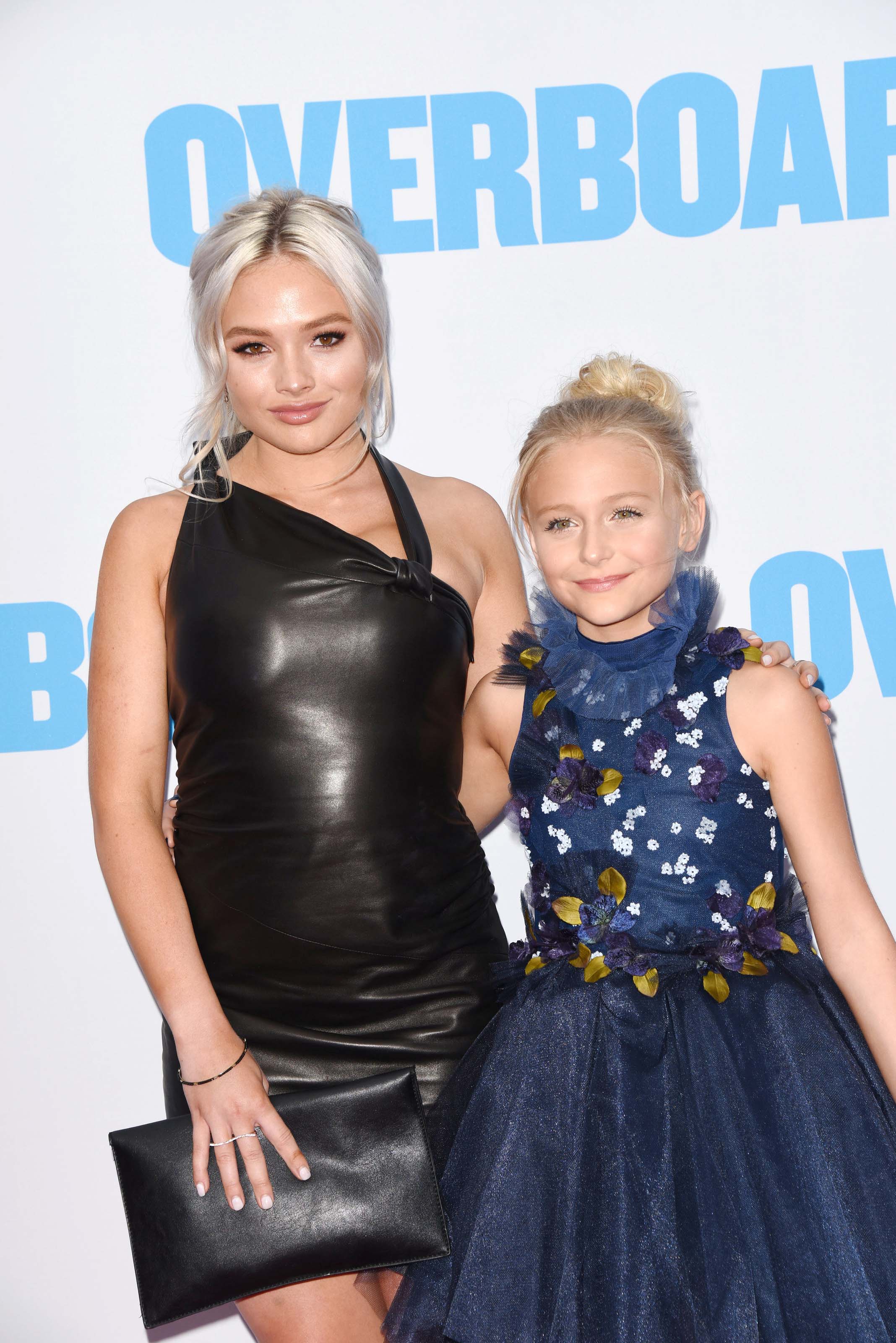 Natalie Alyn Lind attends Overboard premiere