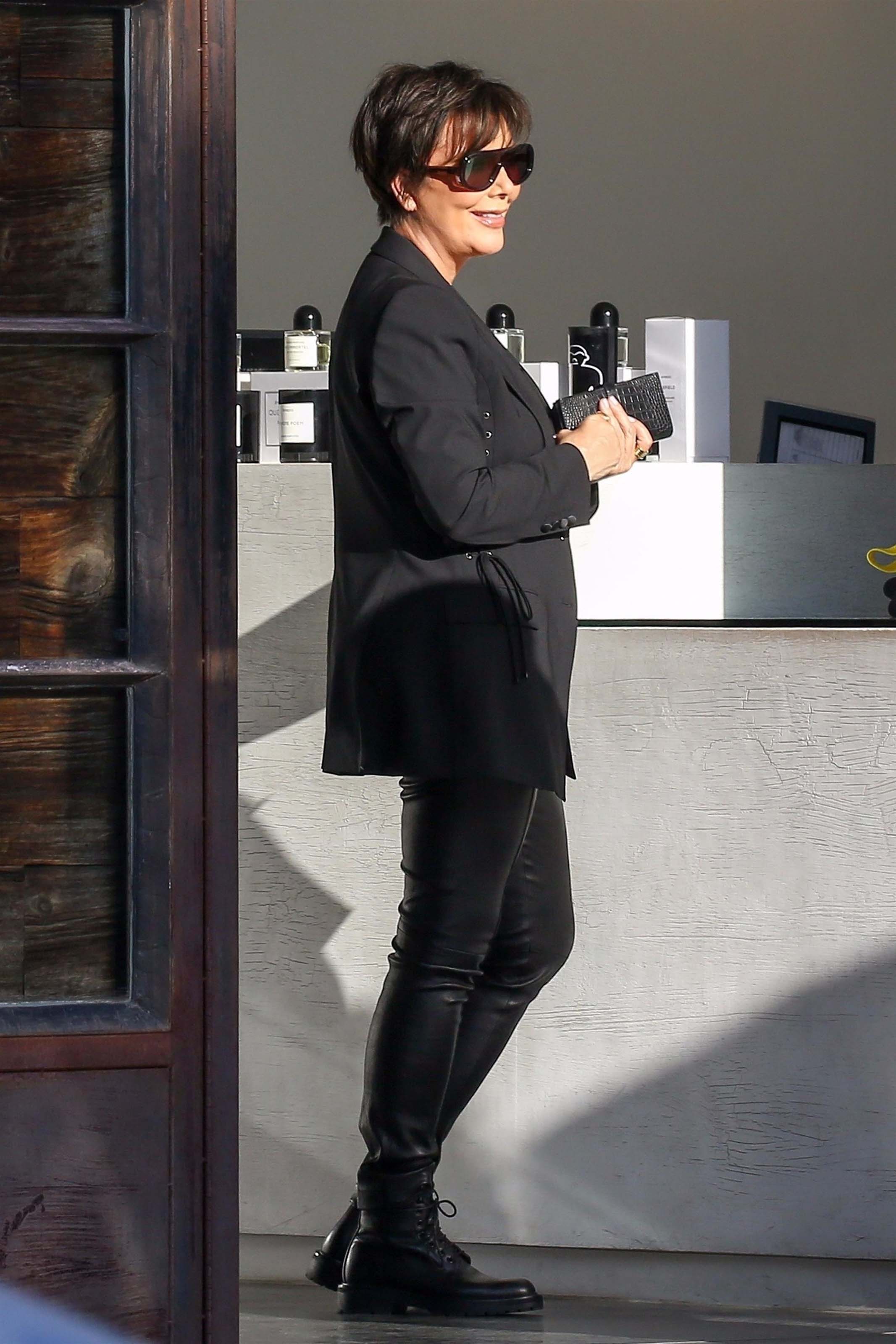 Kris Jenner at Maxfield in Malibu