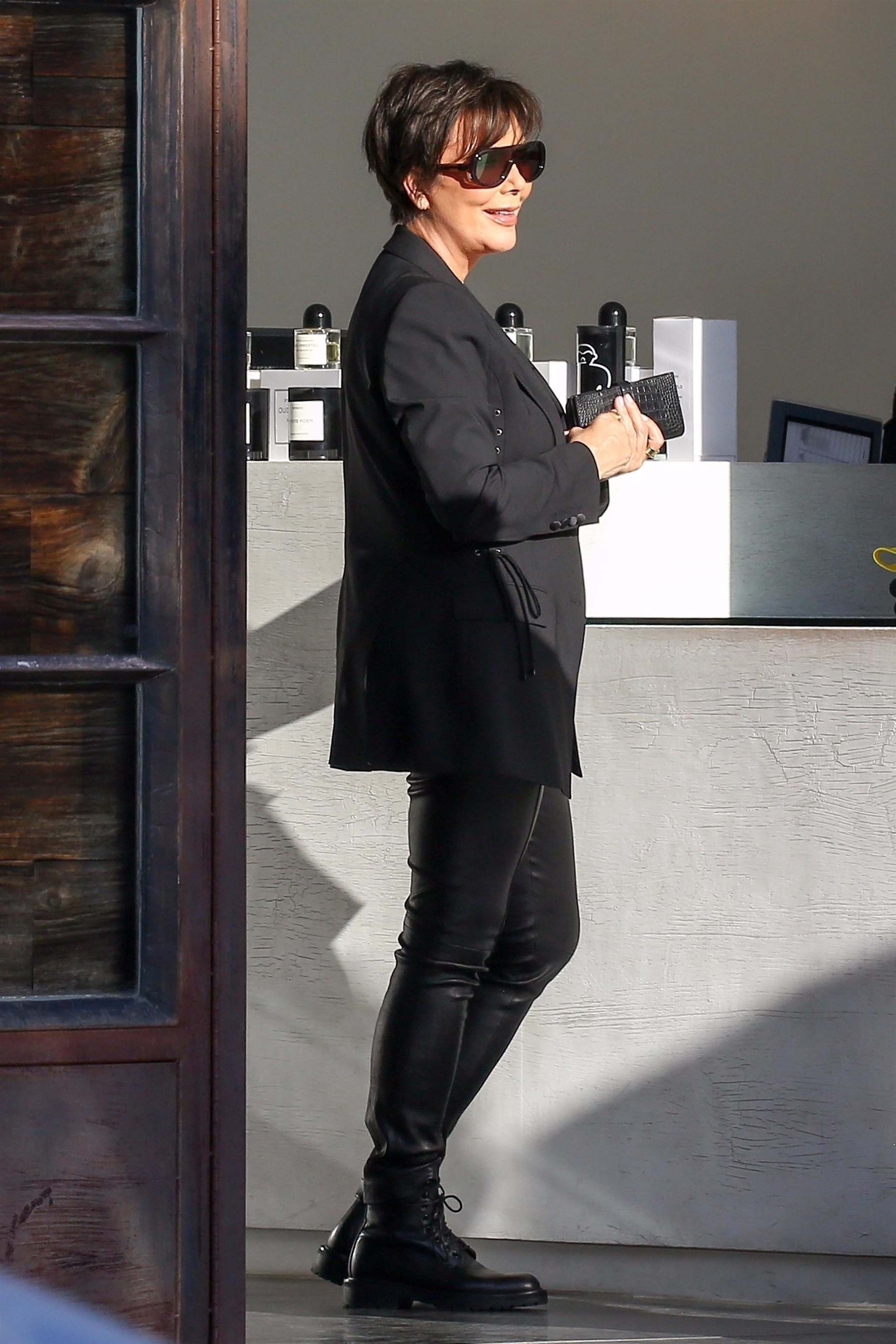 Kris Jenner at Maxfield in Malibu