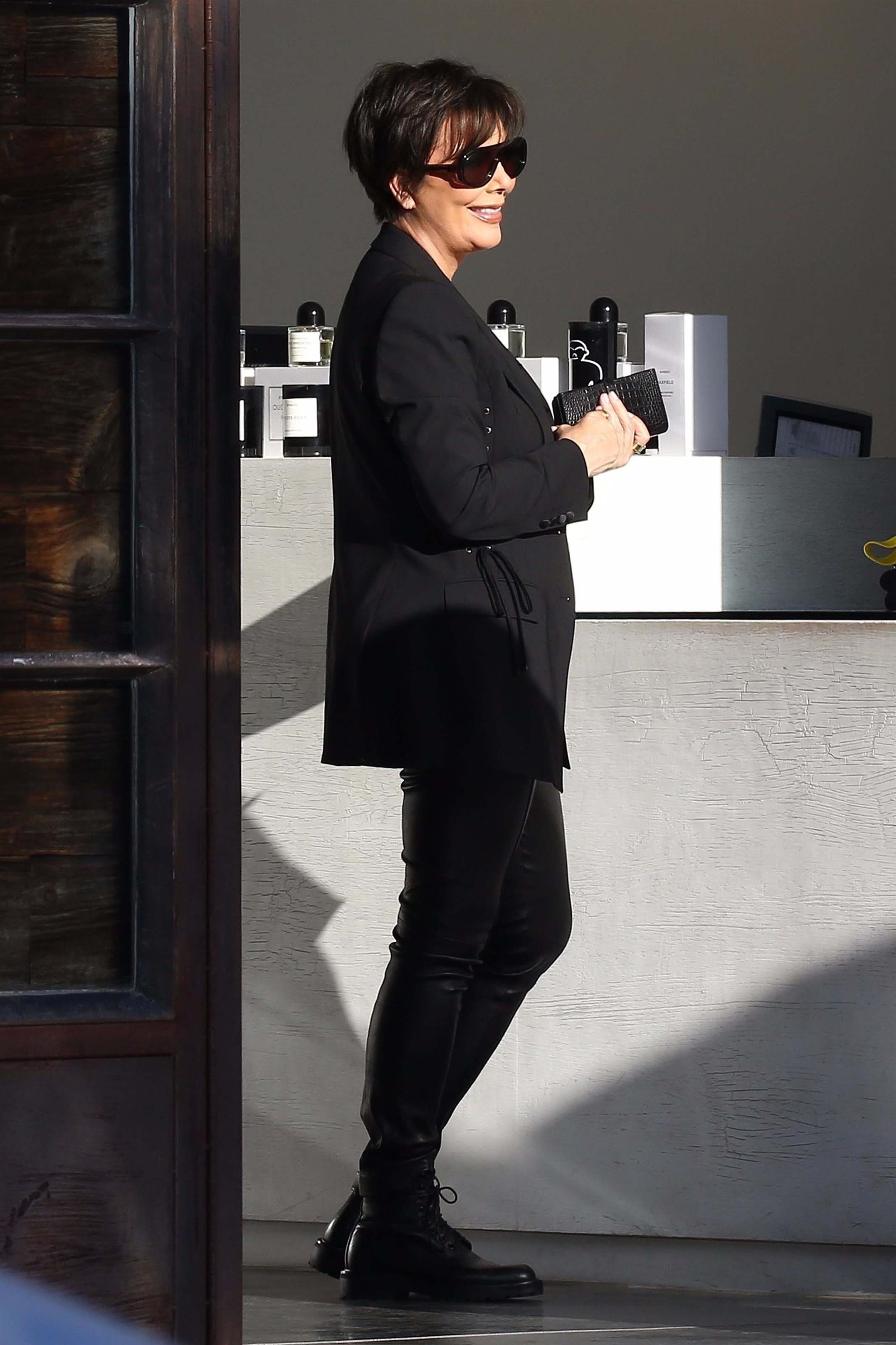 Kris Jenner at Maxfield in Malibu