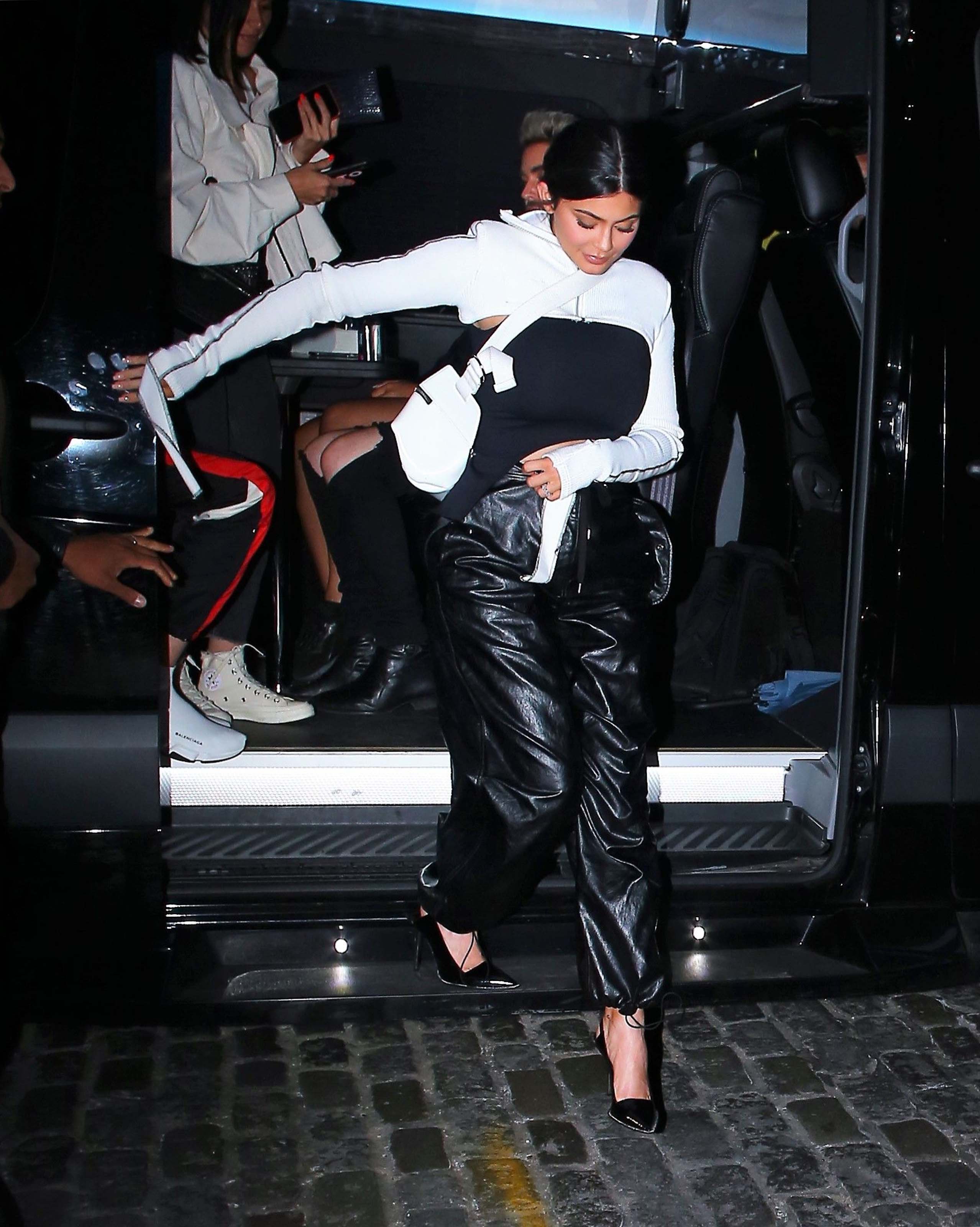 Kylie Jenner leaves Nobu