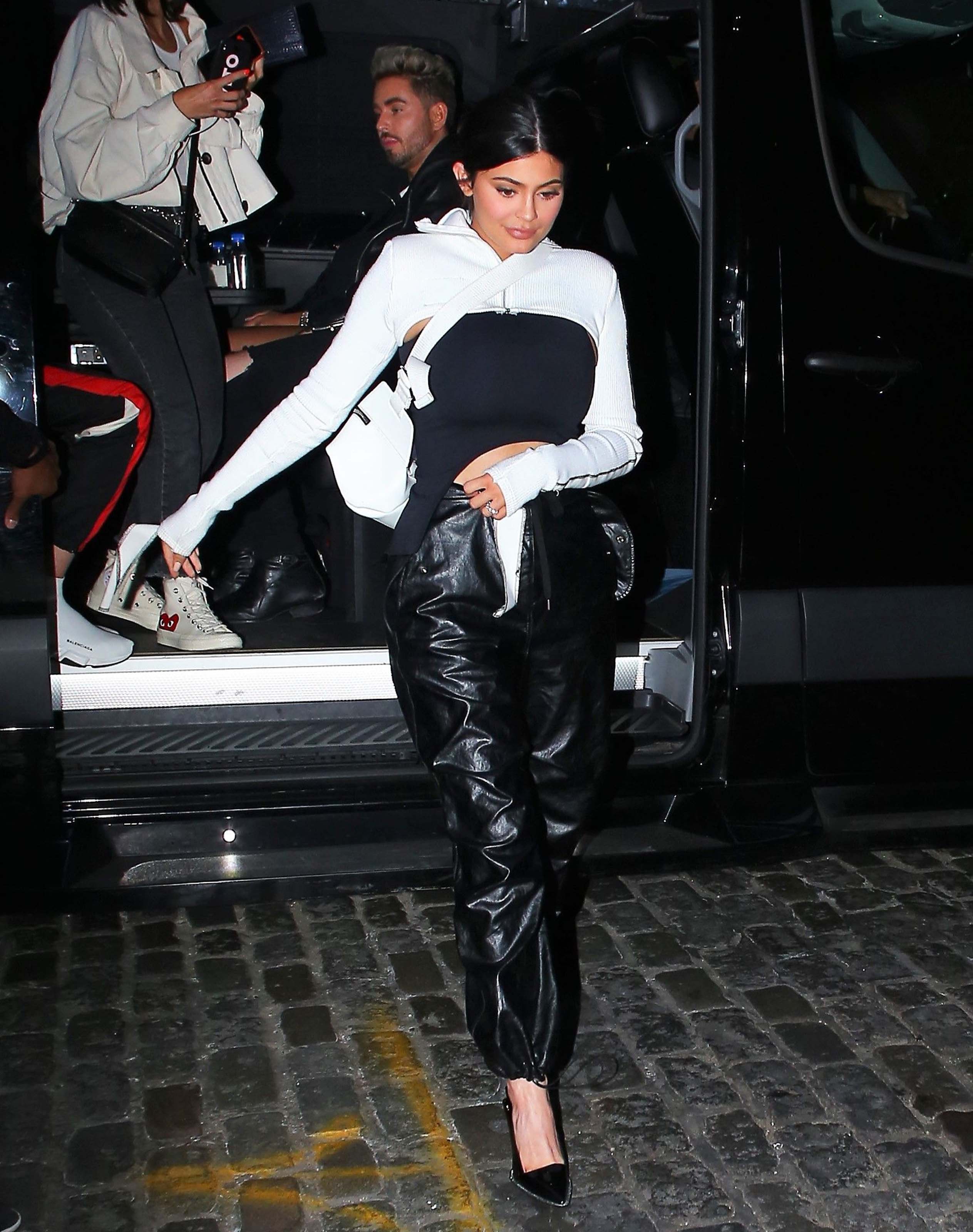 Kylie Jenner leaves Nobu