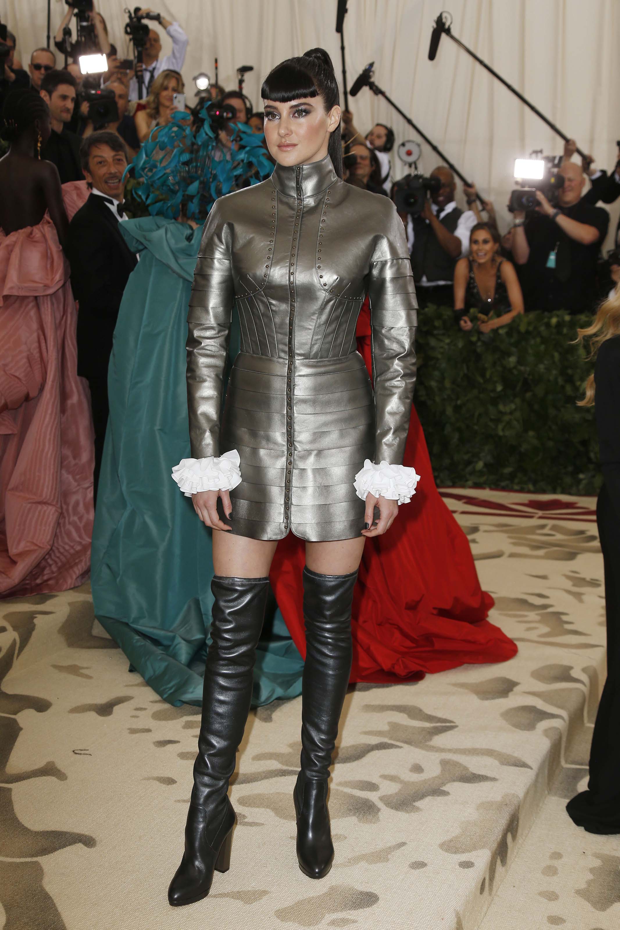 Shailene Woodley attends MET Costume Institute Gala