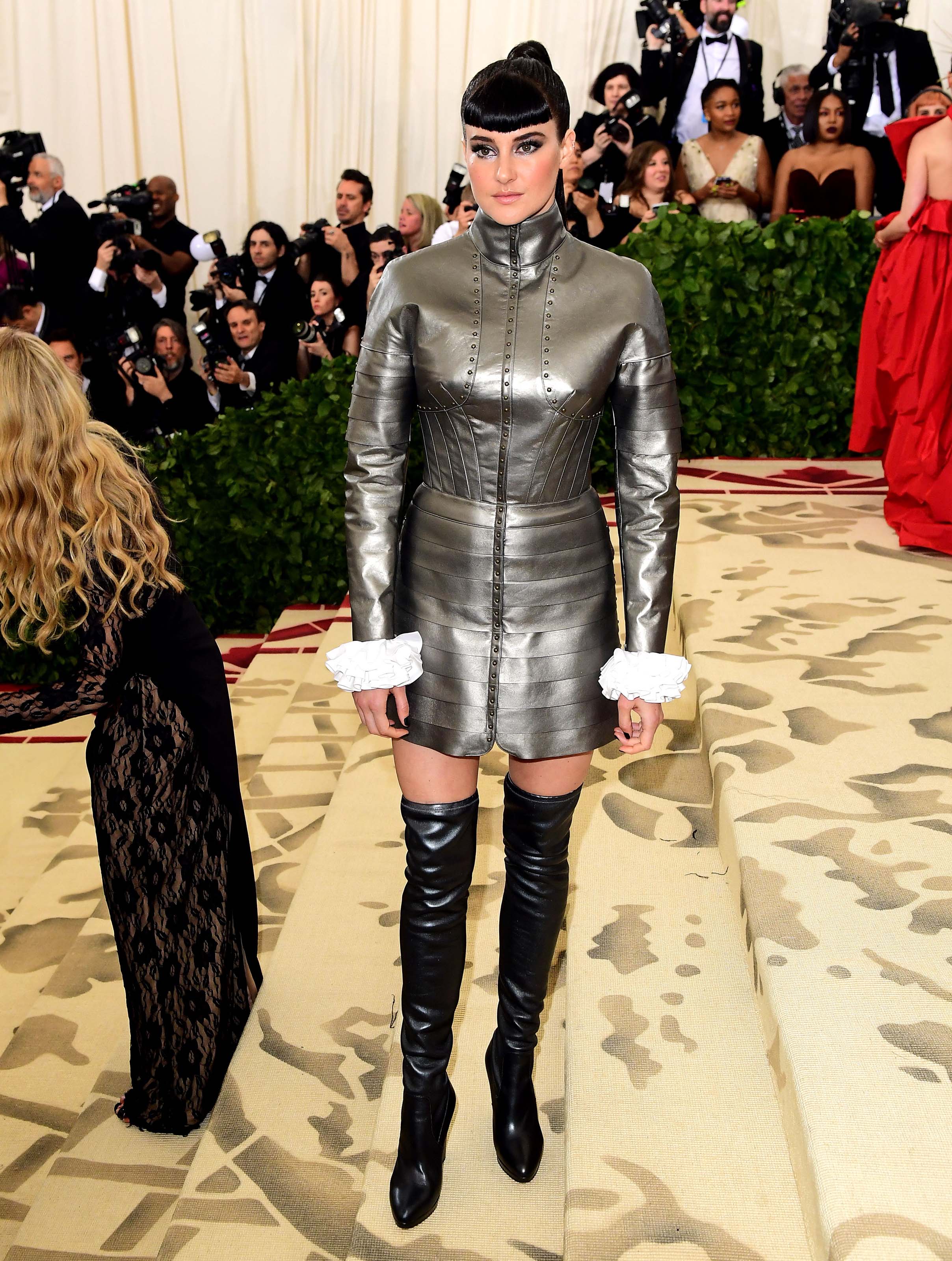 Shailene Woodley attends MET Costume Institute Gala