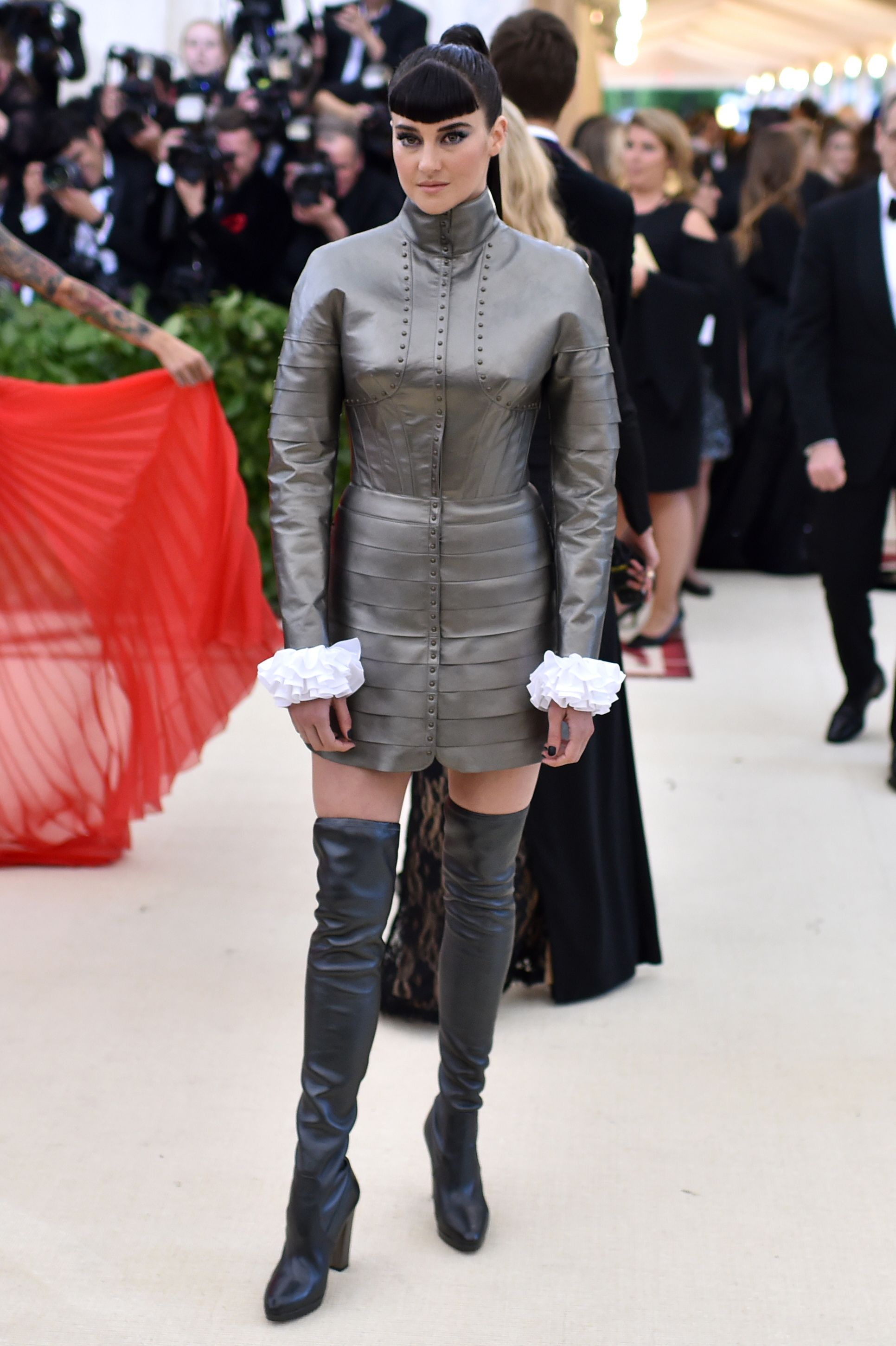 Shailene Woodley attends MET Costume Institute Gala