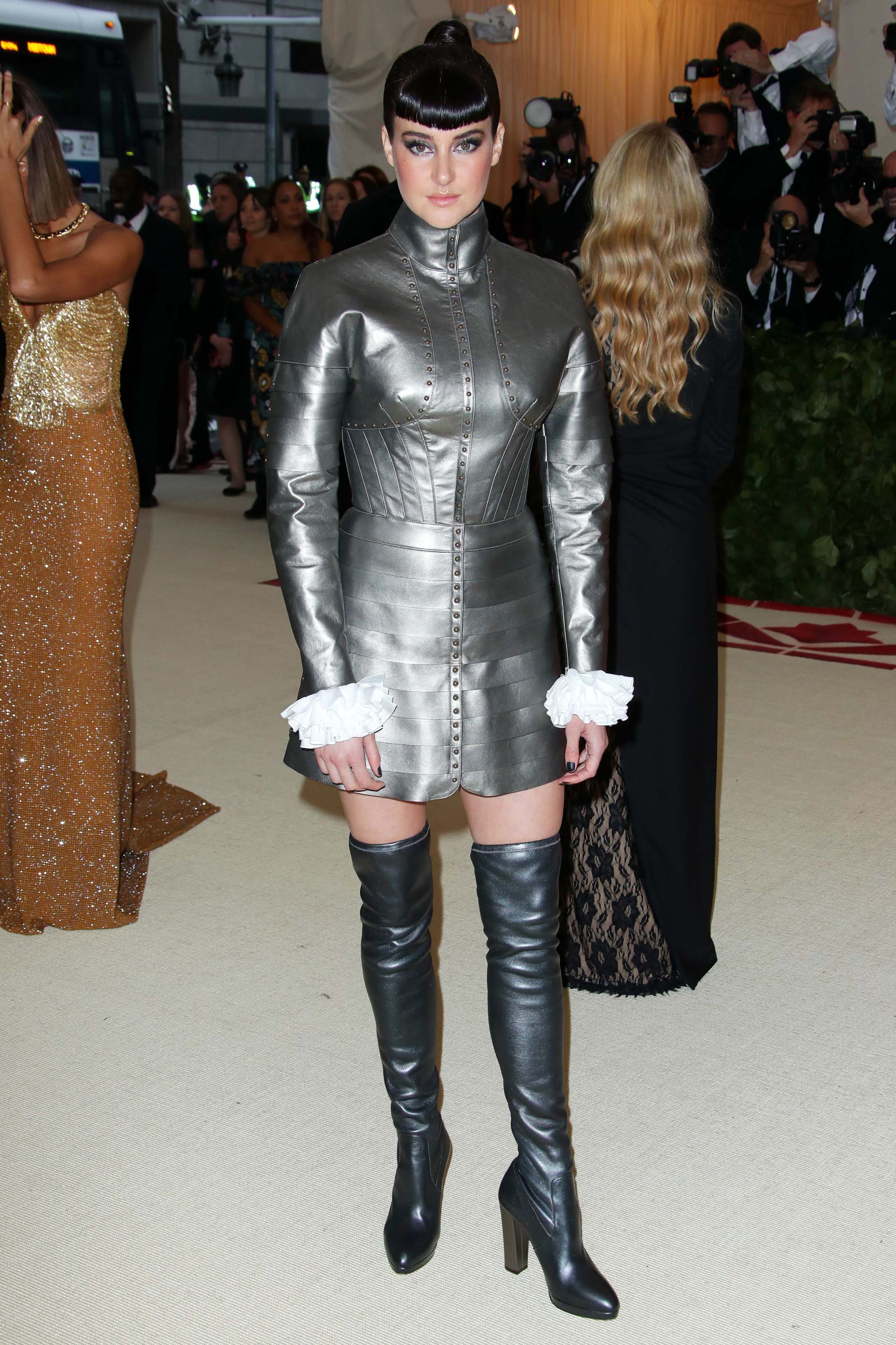 Shailene Woodley attends MET Costume Institute Gala