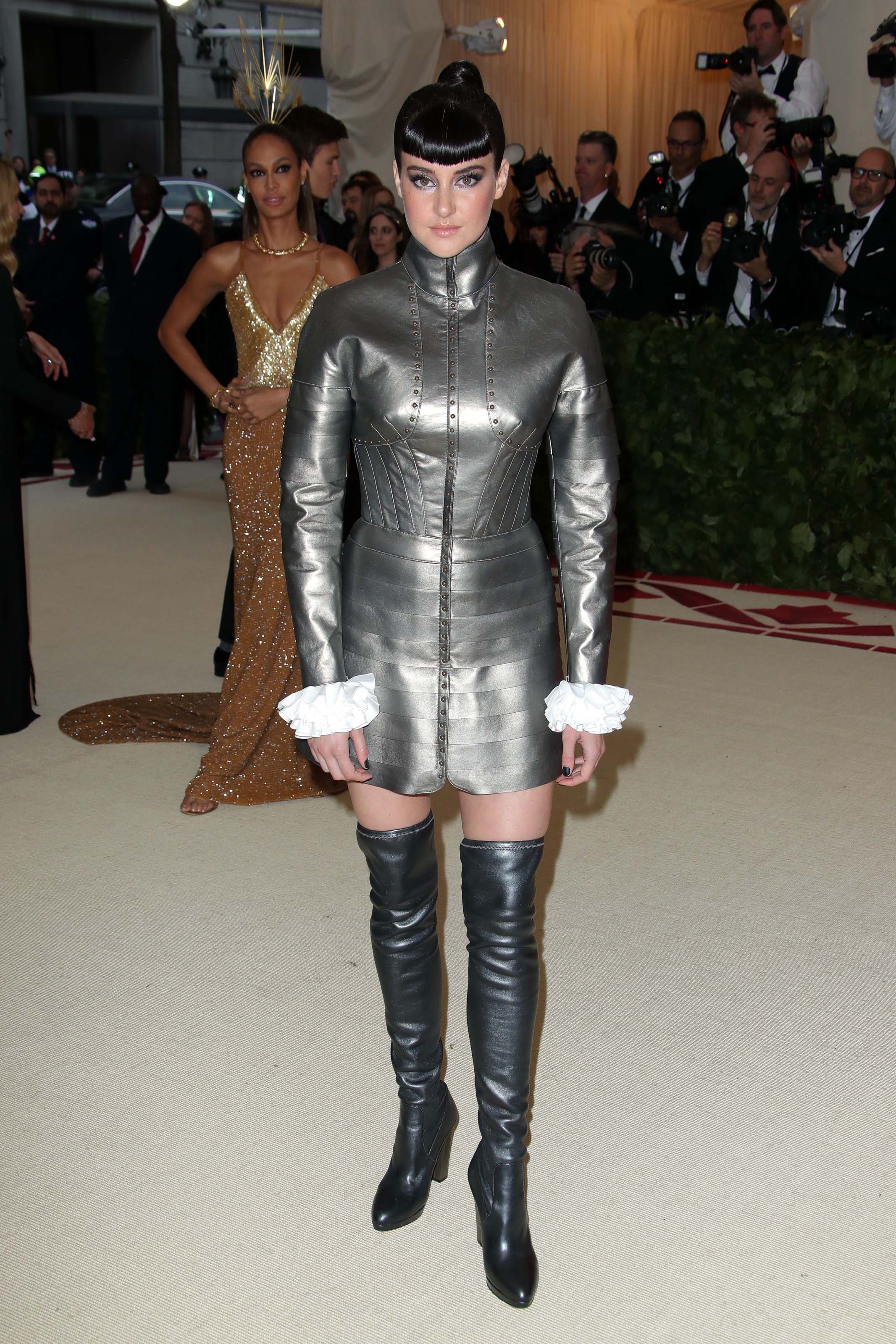 Shailene Woodley attends MET Costume Institute Gala