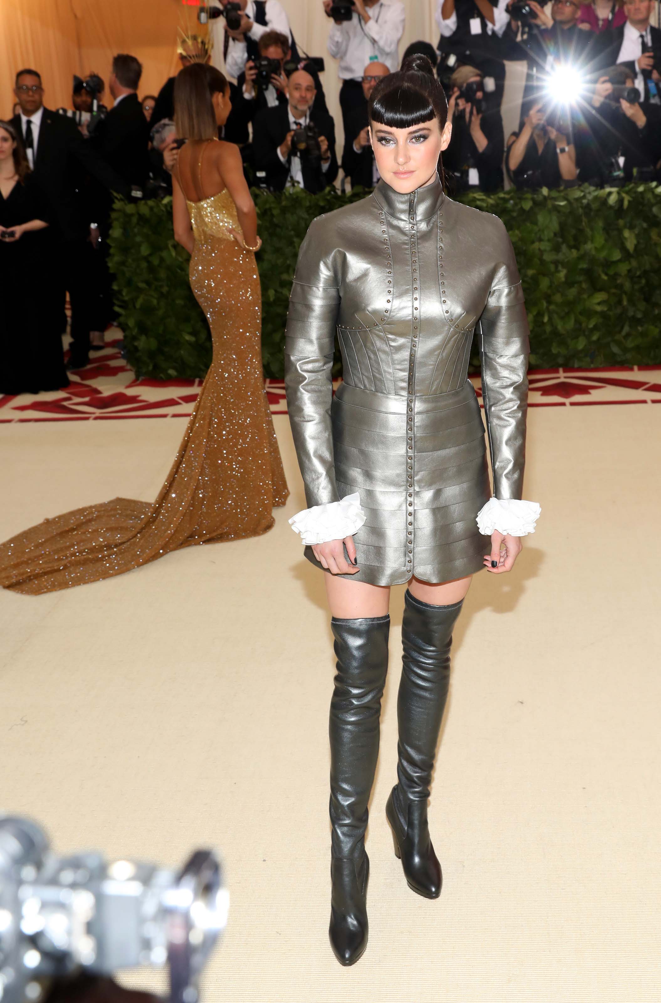 Shailene Woodley attends MET Costume Institute Gala