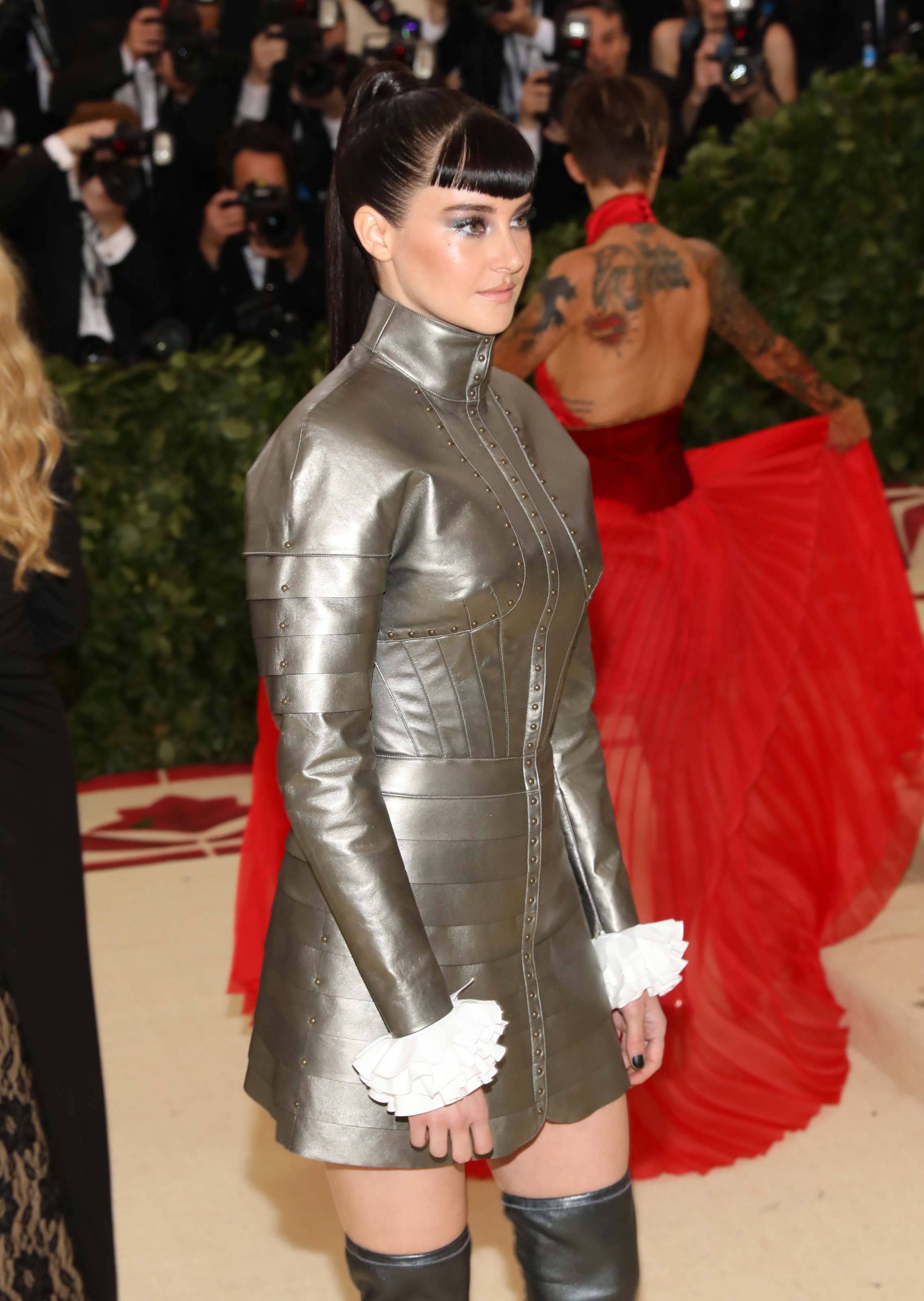 Shailene Woodley attends MET Costume Institute Gala