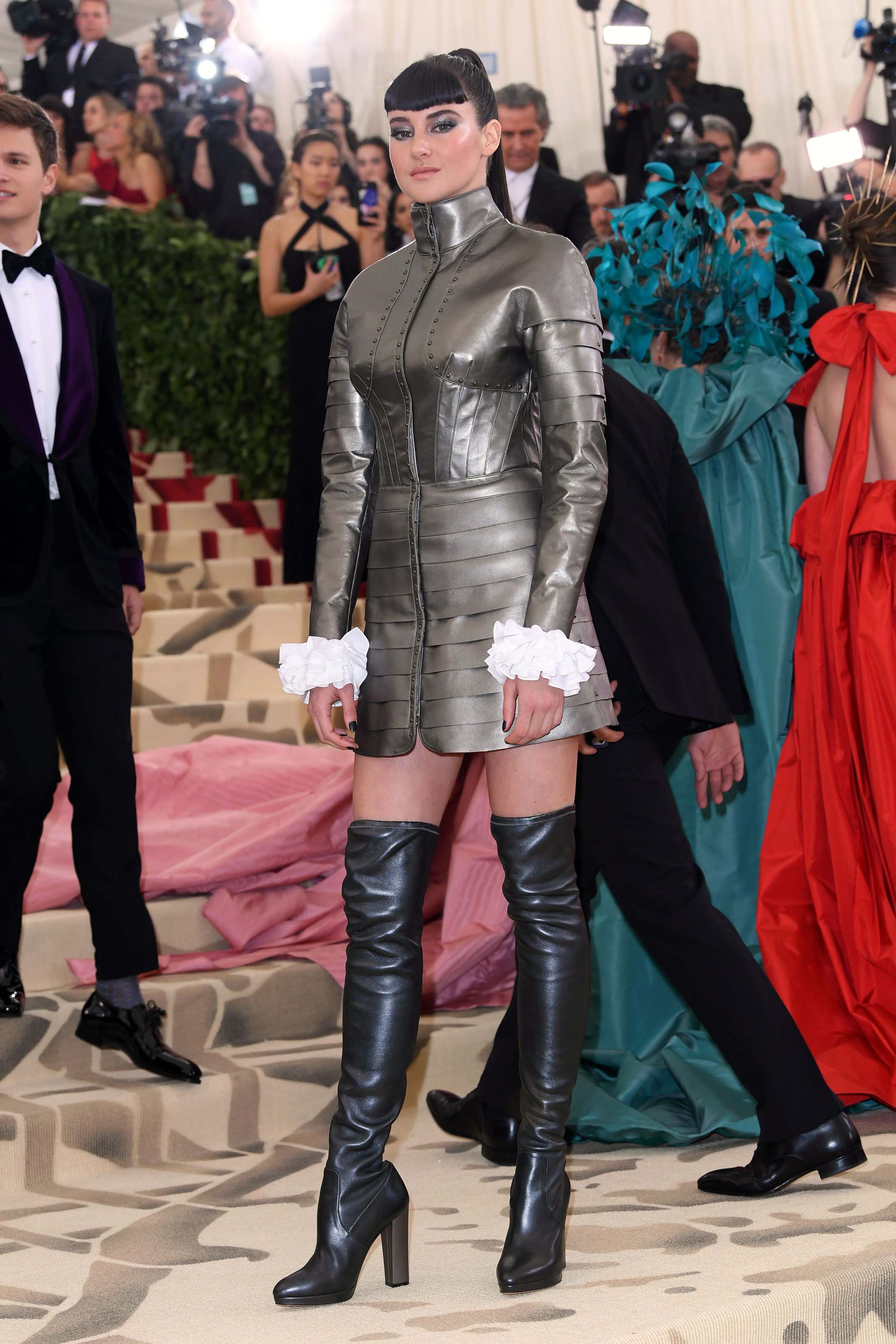 Shailene Woodley attends MET Costume Institute Gala