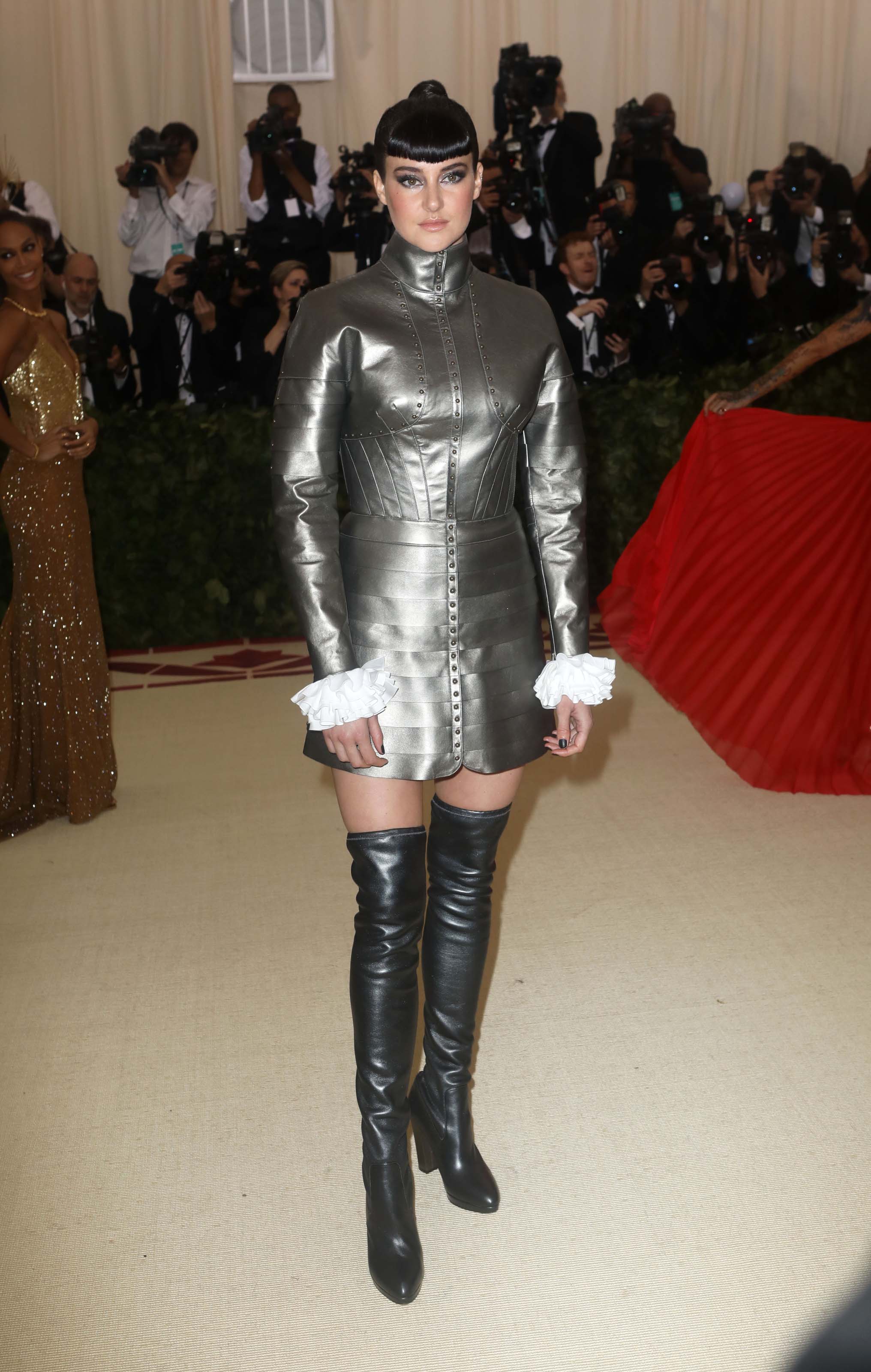 Shailene Woodley attends MET Costume Institute Gala