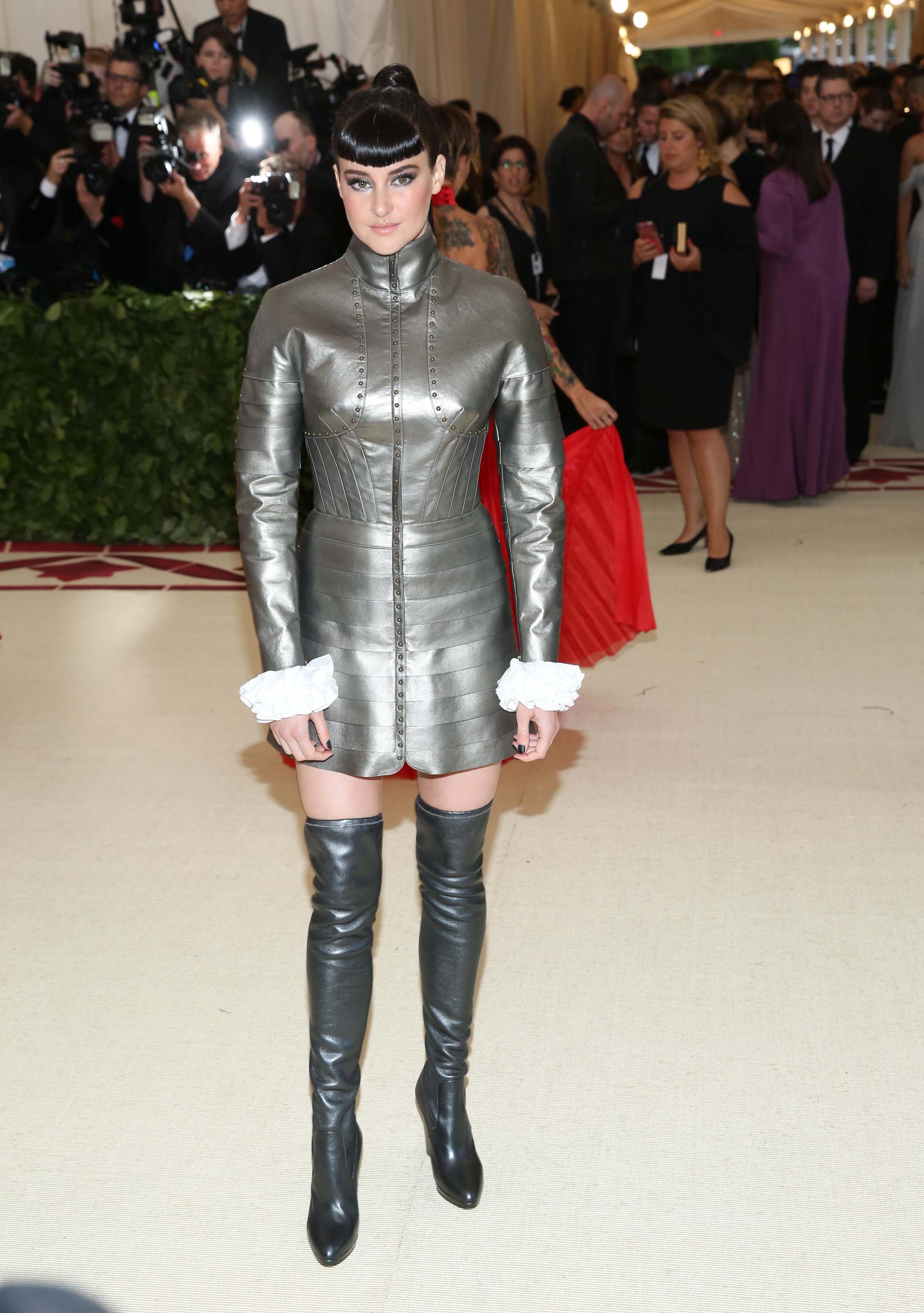 Shailene Woodley attends MET Costume Institute Gala