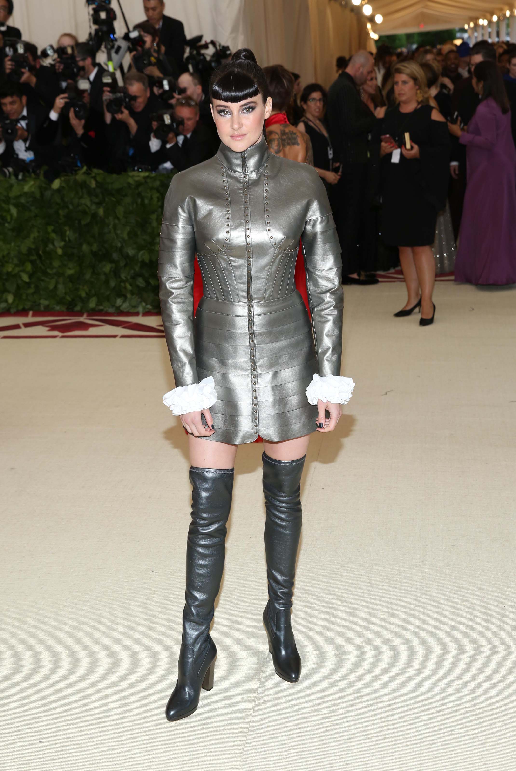 Shailene Woodley attends MET Costume Institute Gala