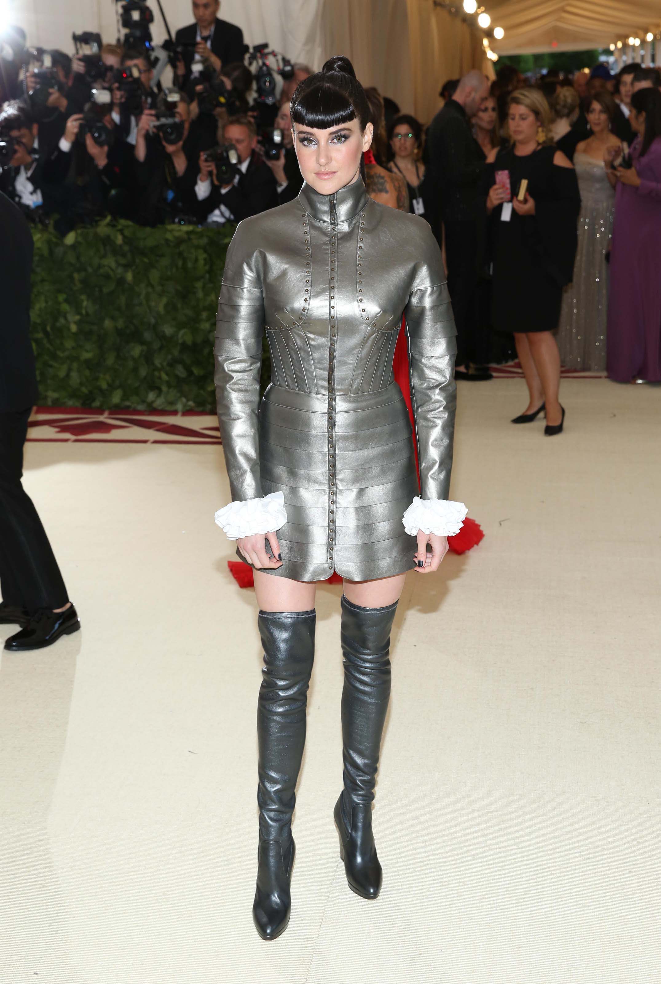 Shailene Woodley attends MET Costume Institute Gala