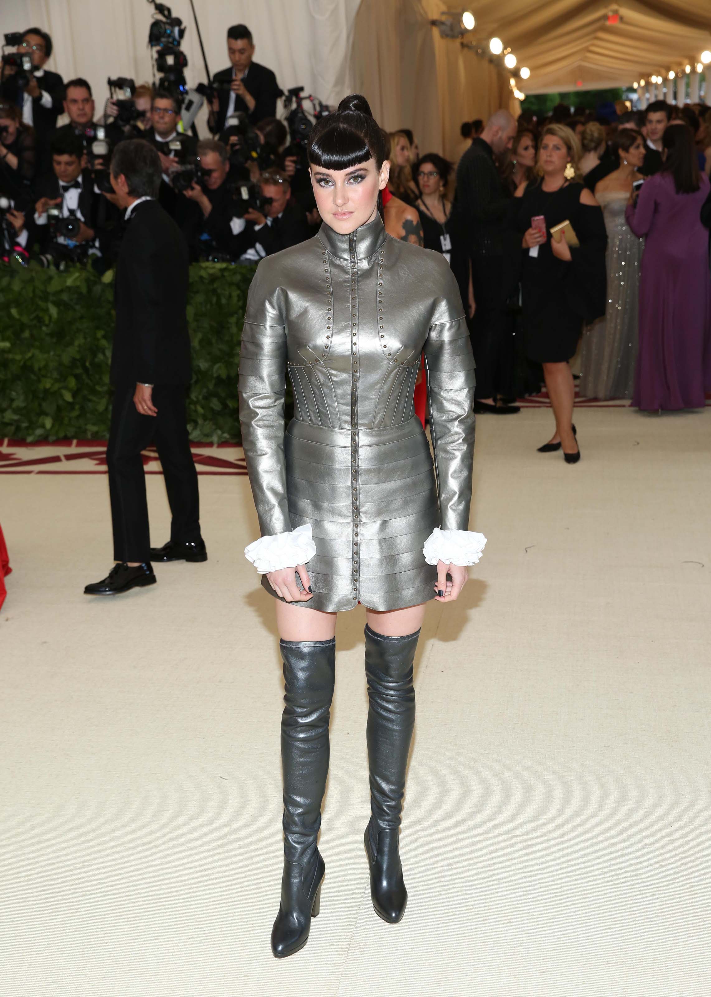 Shailene Woodley attends MET Costume Institute Gala