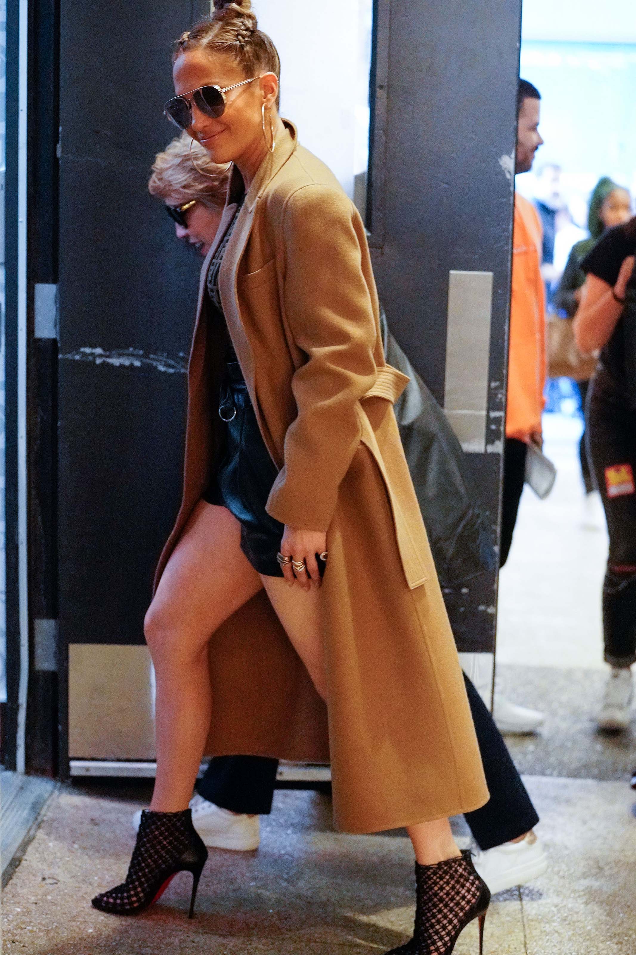 Jennifer Lopez at TRL in New York