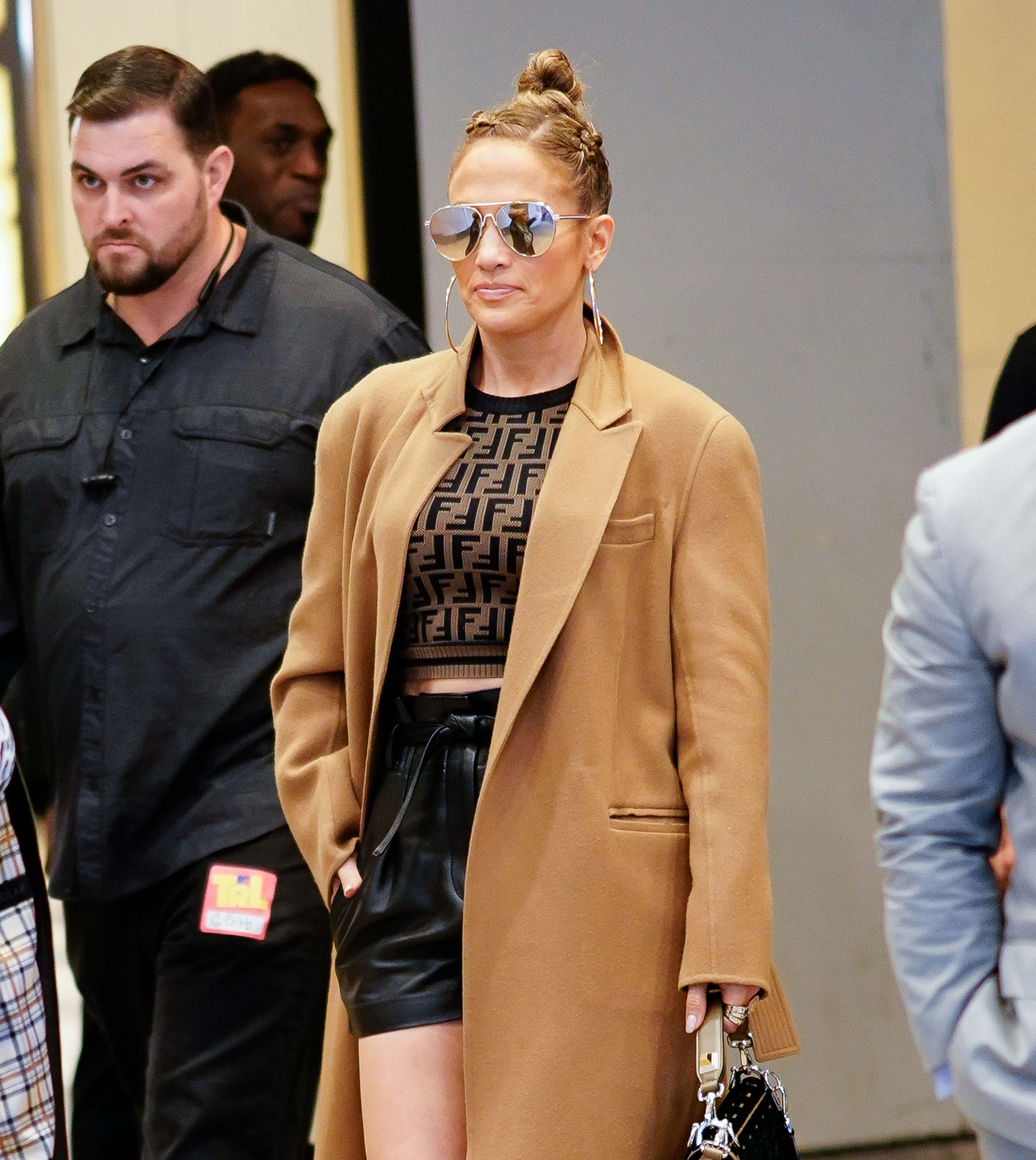 Jennifer Lopez at TRL in New York