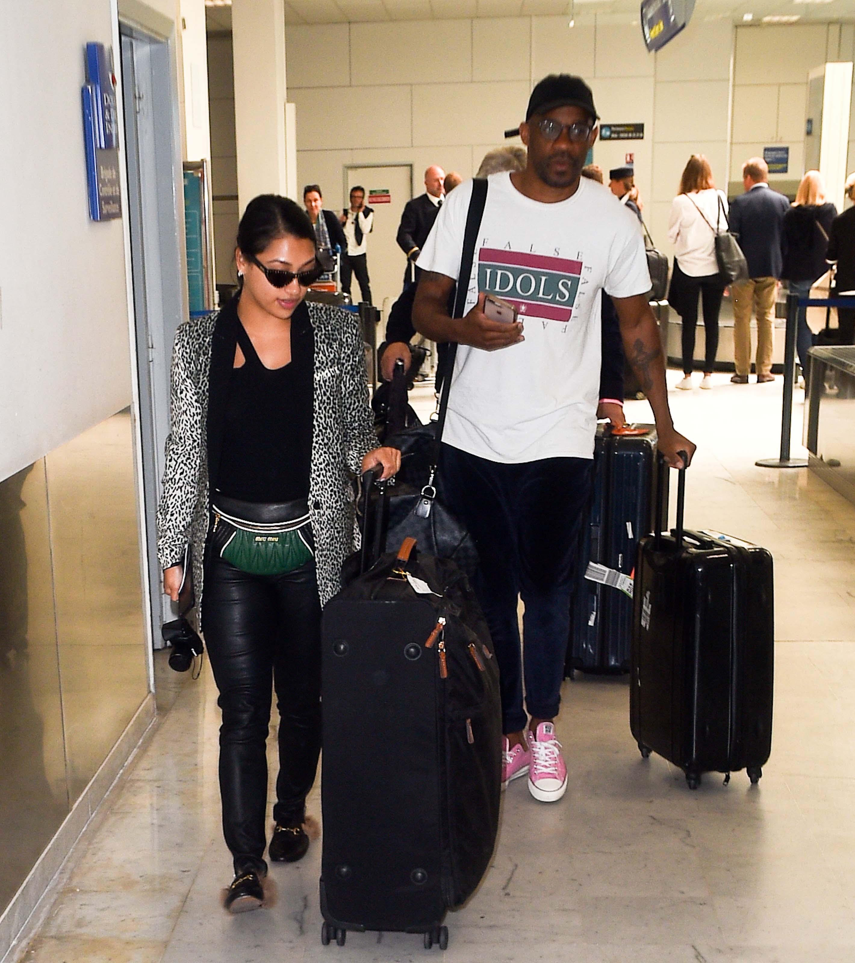 Vanessa White arrives at Nice Airport for Cannes Film Festival