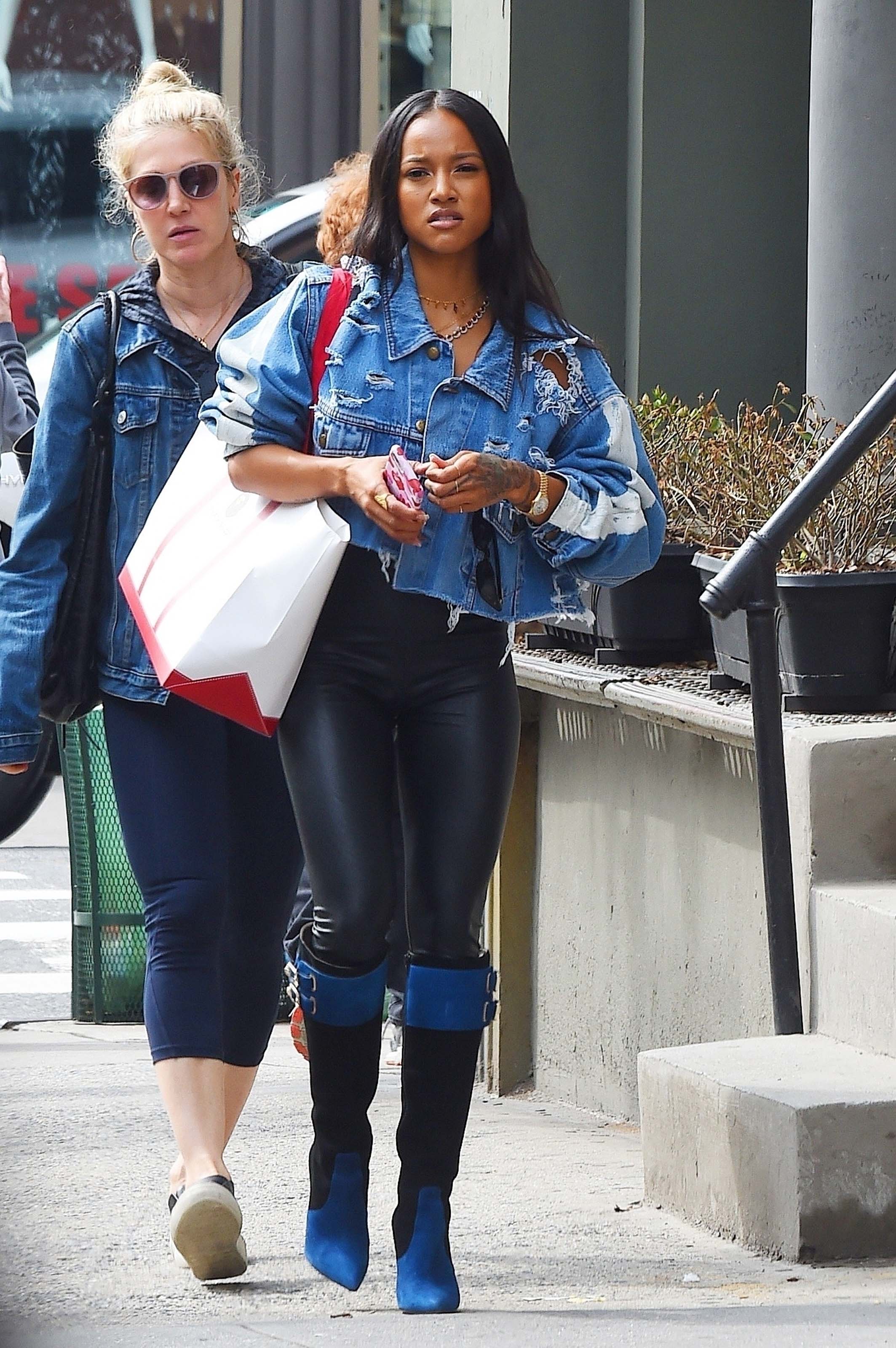 Karrueche Tran out in NYC