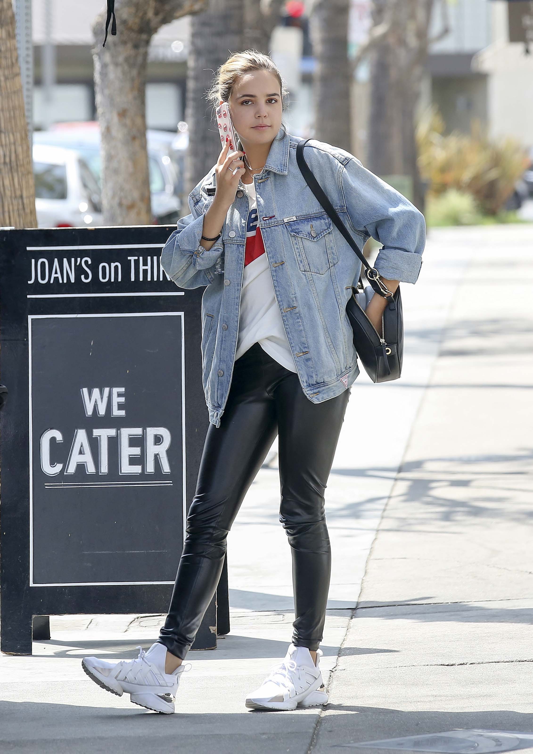 Bailee Madison leaving Joan’s on Third