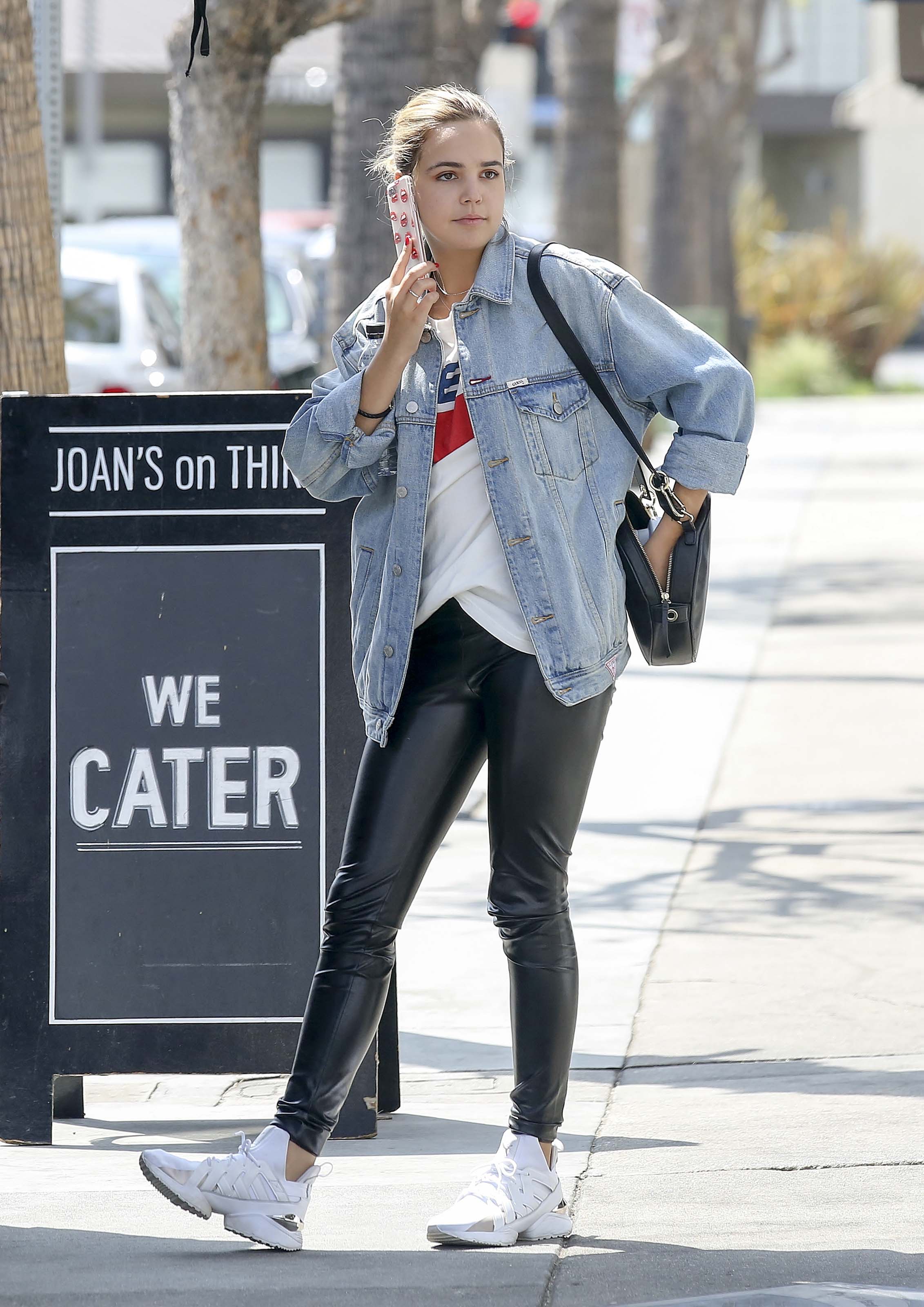 Bailee Madison leaving Joan’s on Third