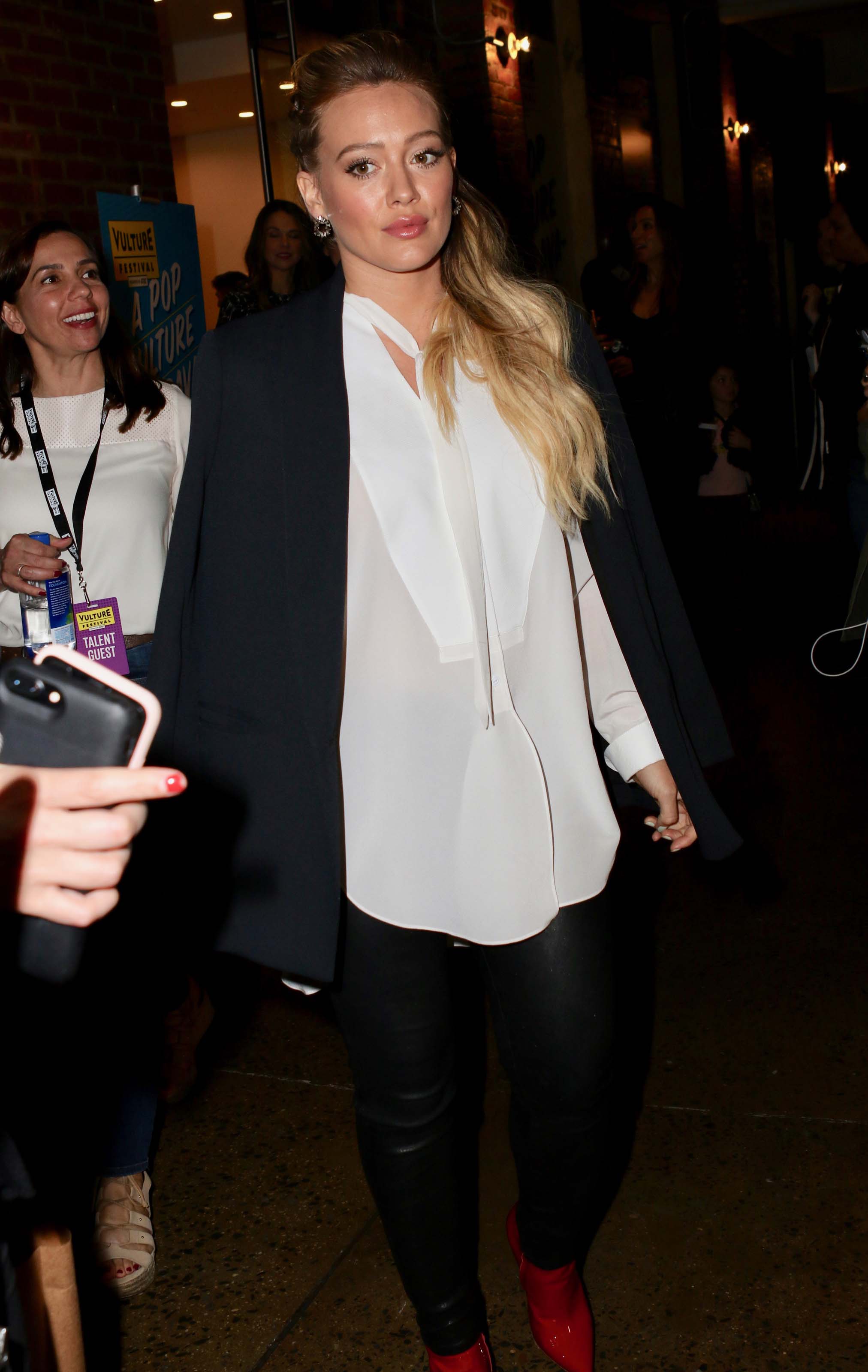 Hilary Duff attends Vulture Festival