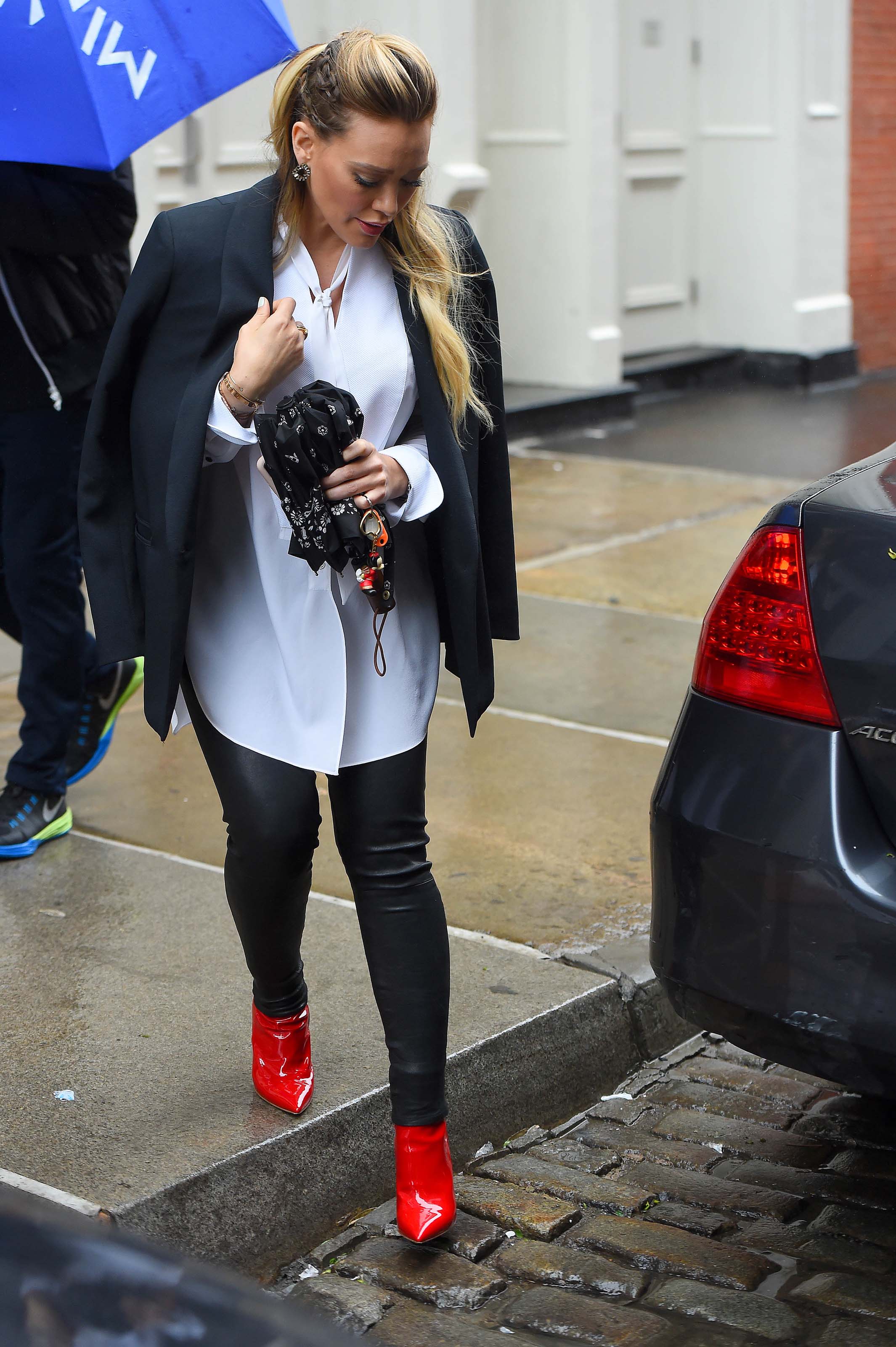 Hilary Duff out in NYC