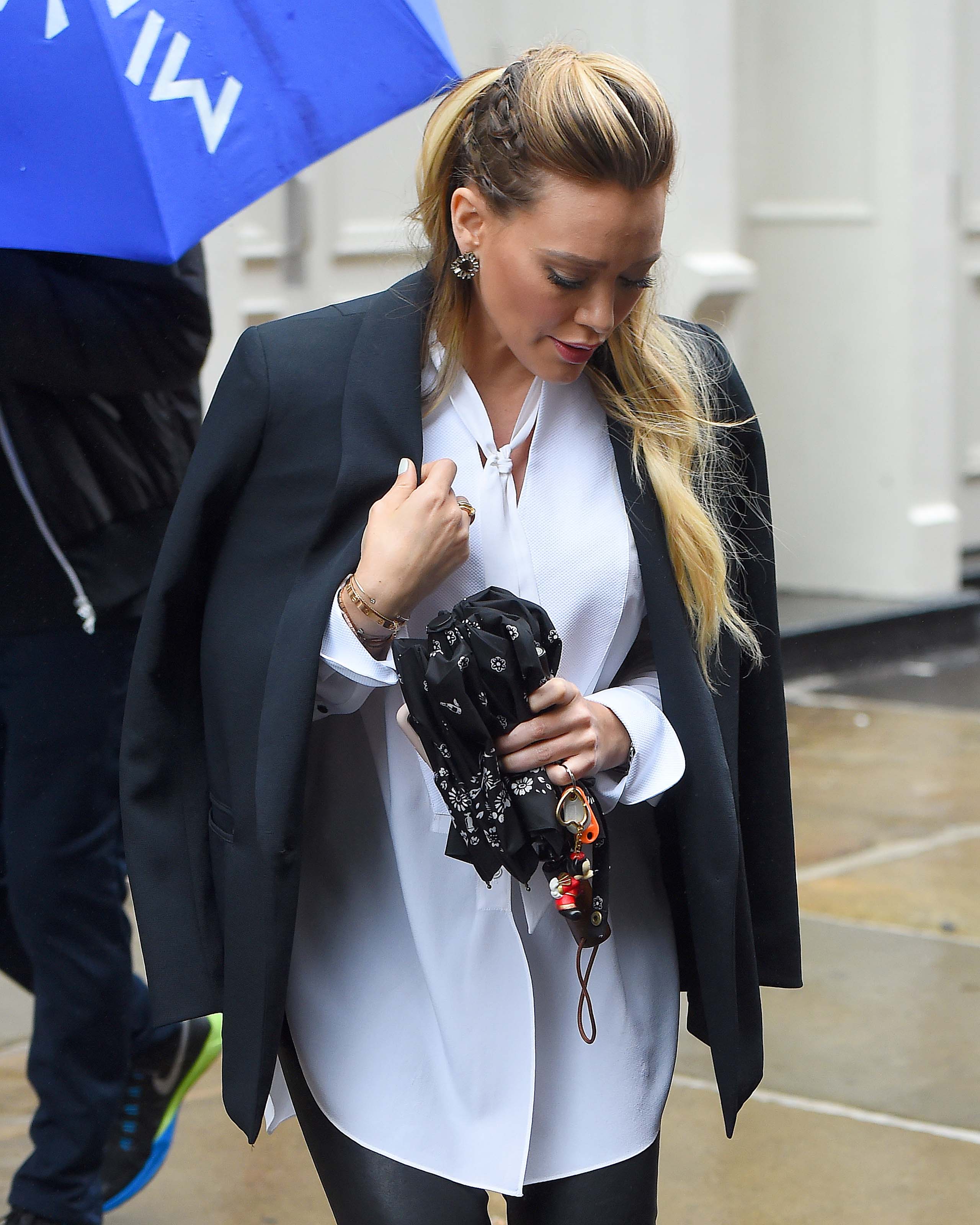 Hilary Duff out in NYC