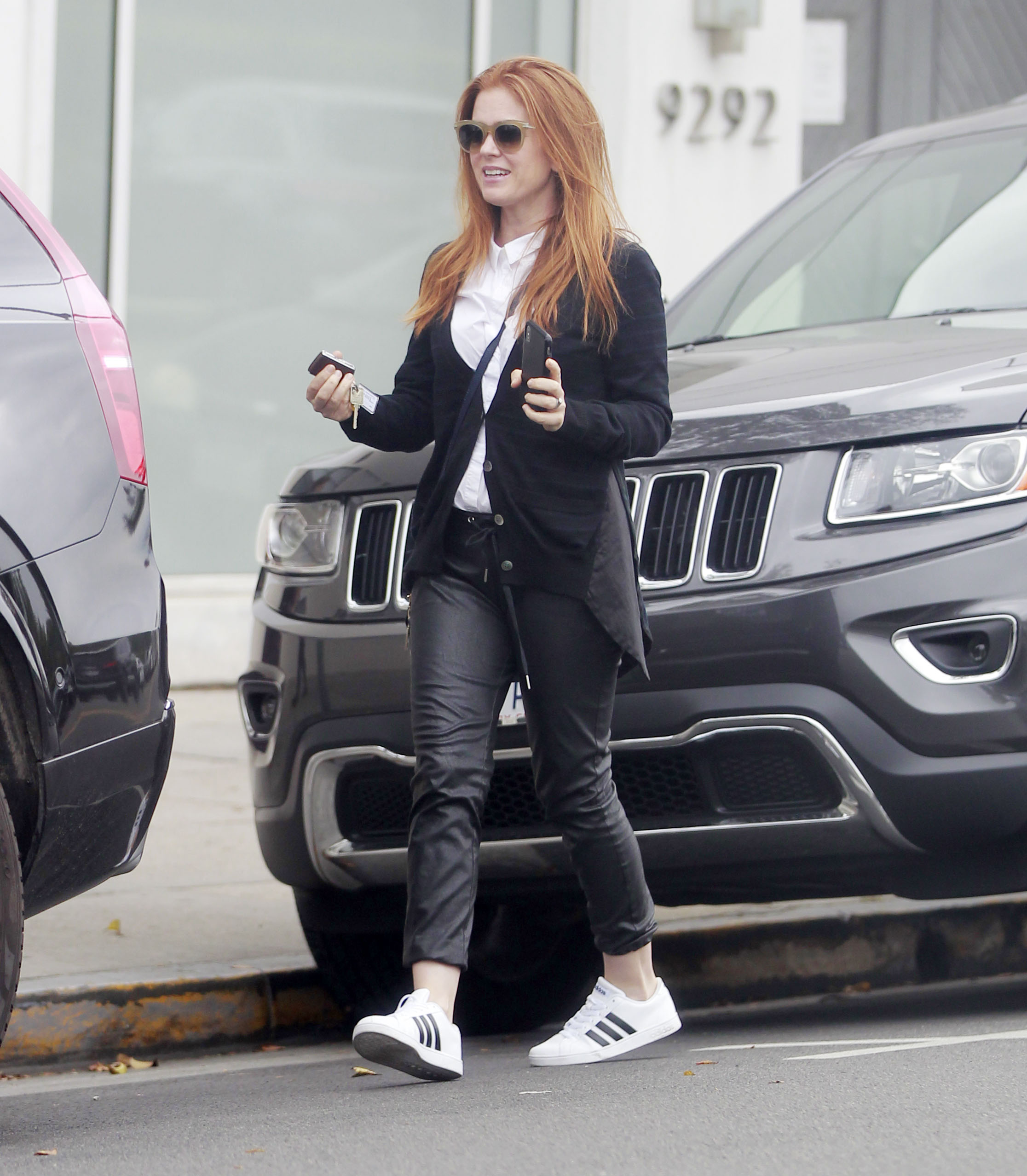 Isla Fisher running errands in Beverly Hills