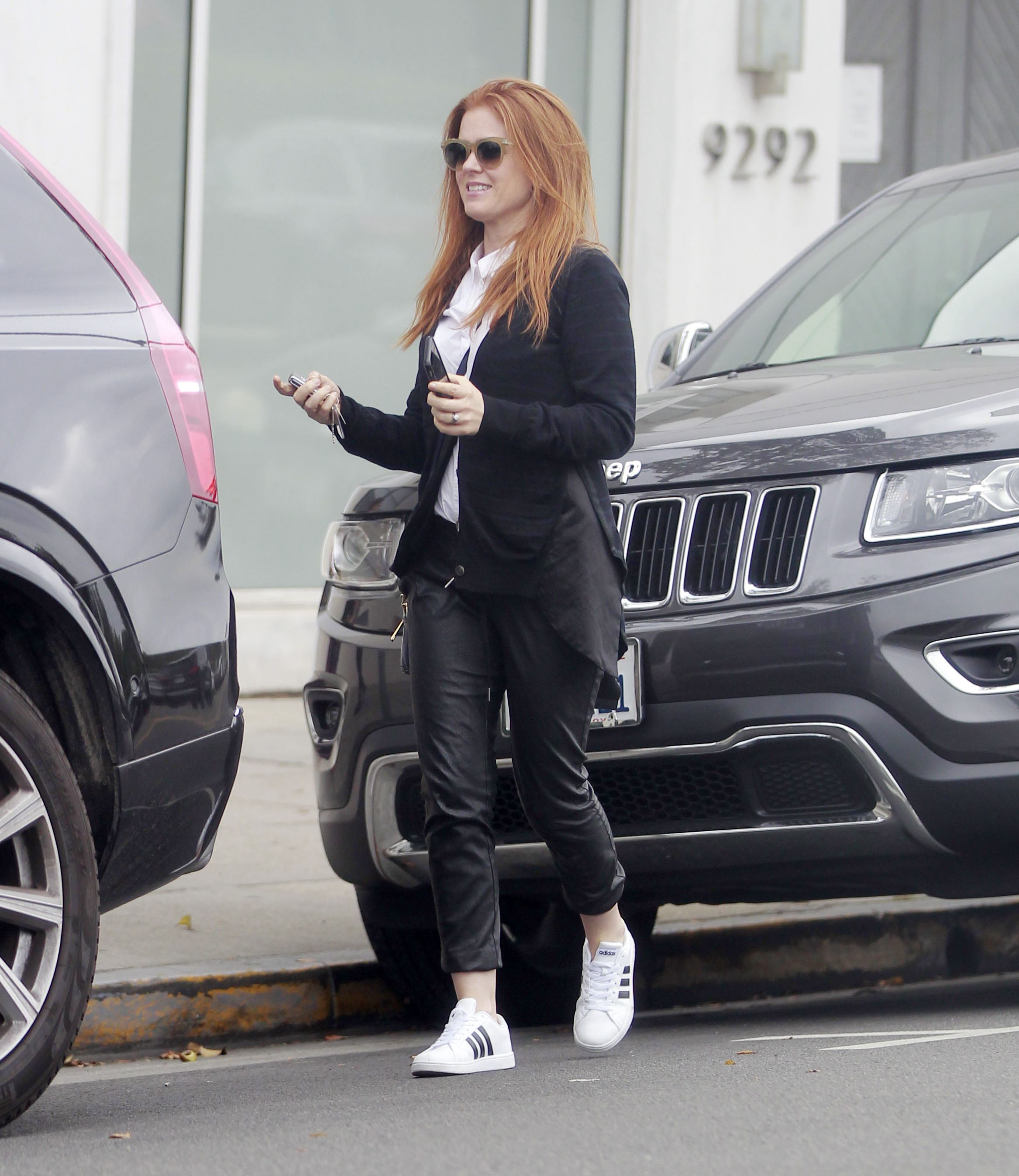 Isla Fisher running errands in Beverly Hills