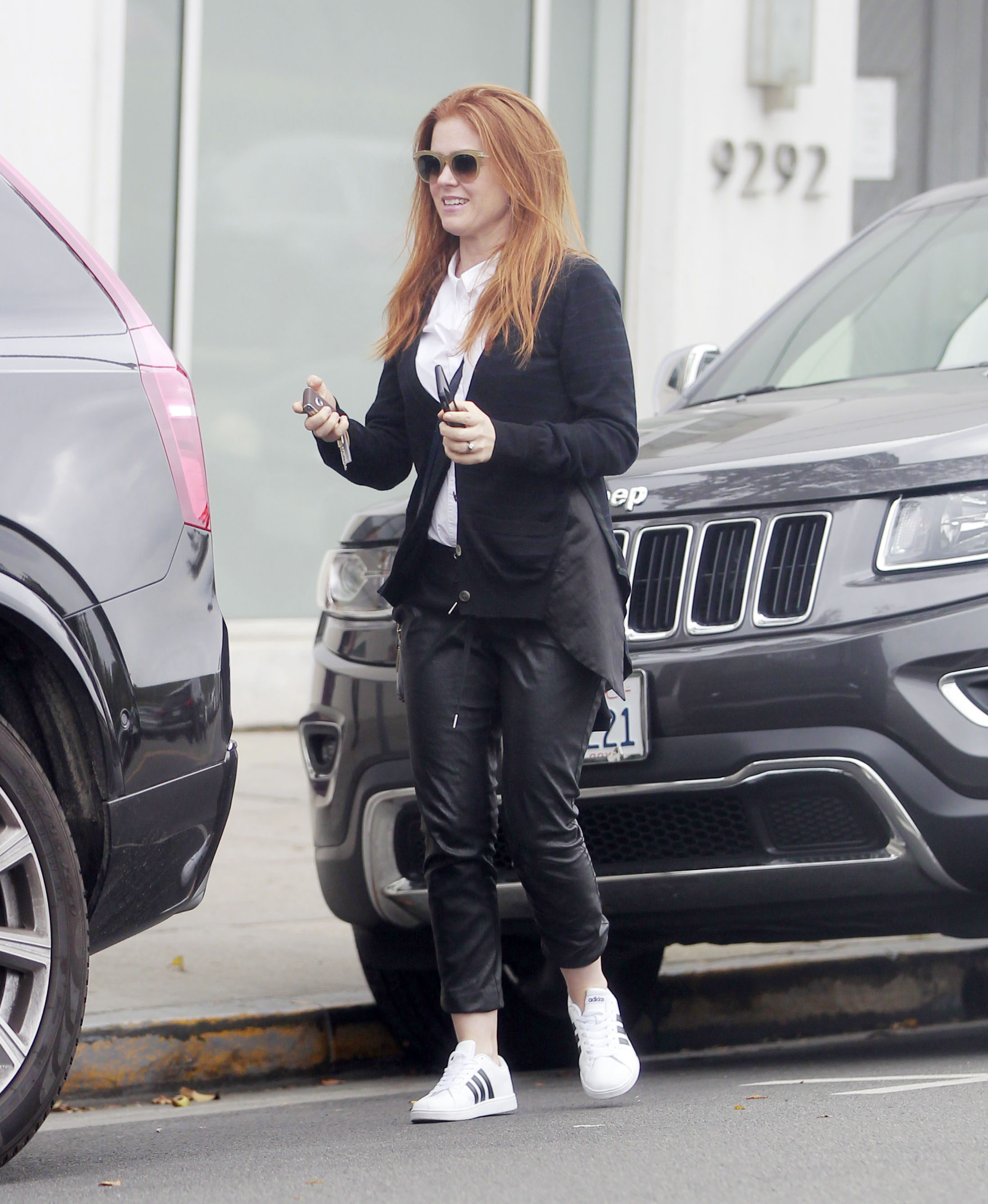 Isla Fisher running errands in Beverly Hills