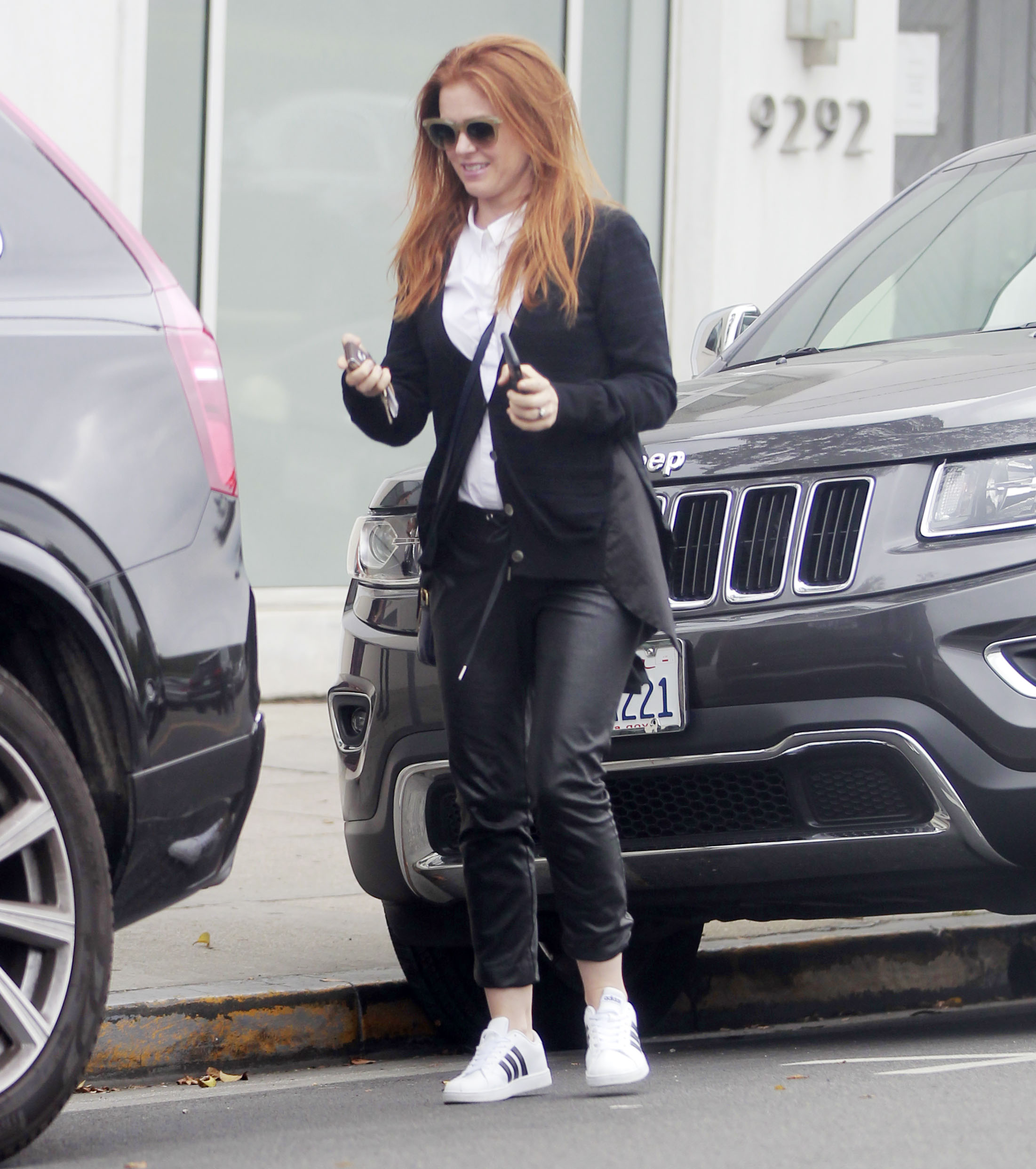 Isla Fisher running errands in Beverly Hills