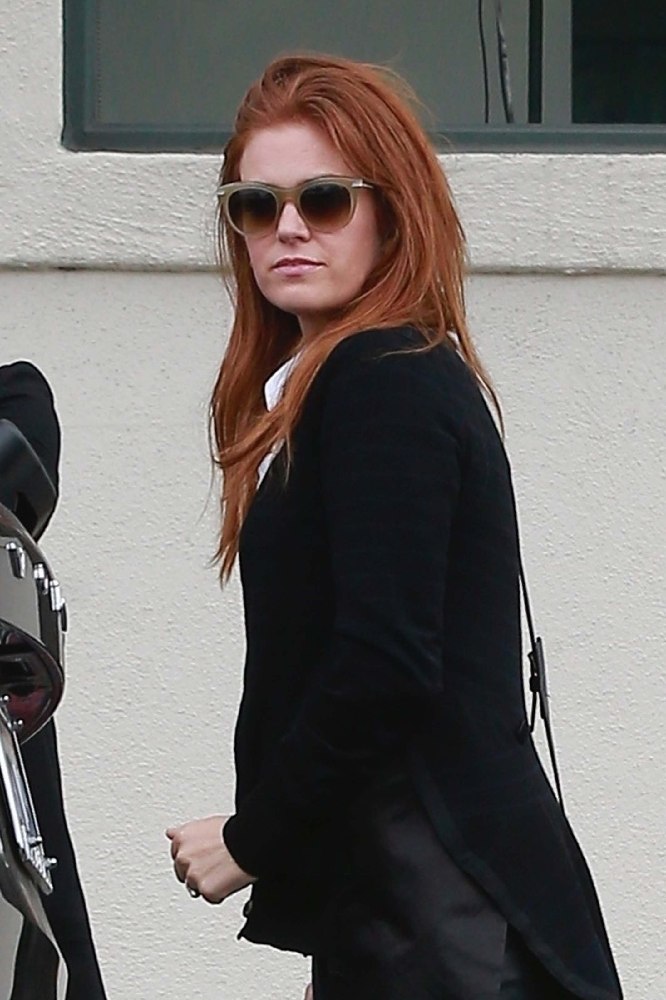 Isla Fisher running errands in Beverly Hills