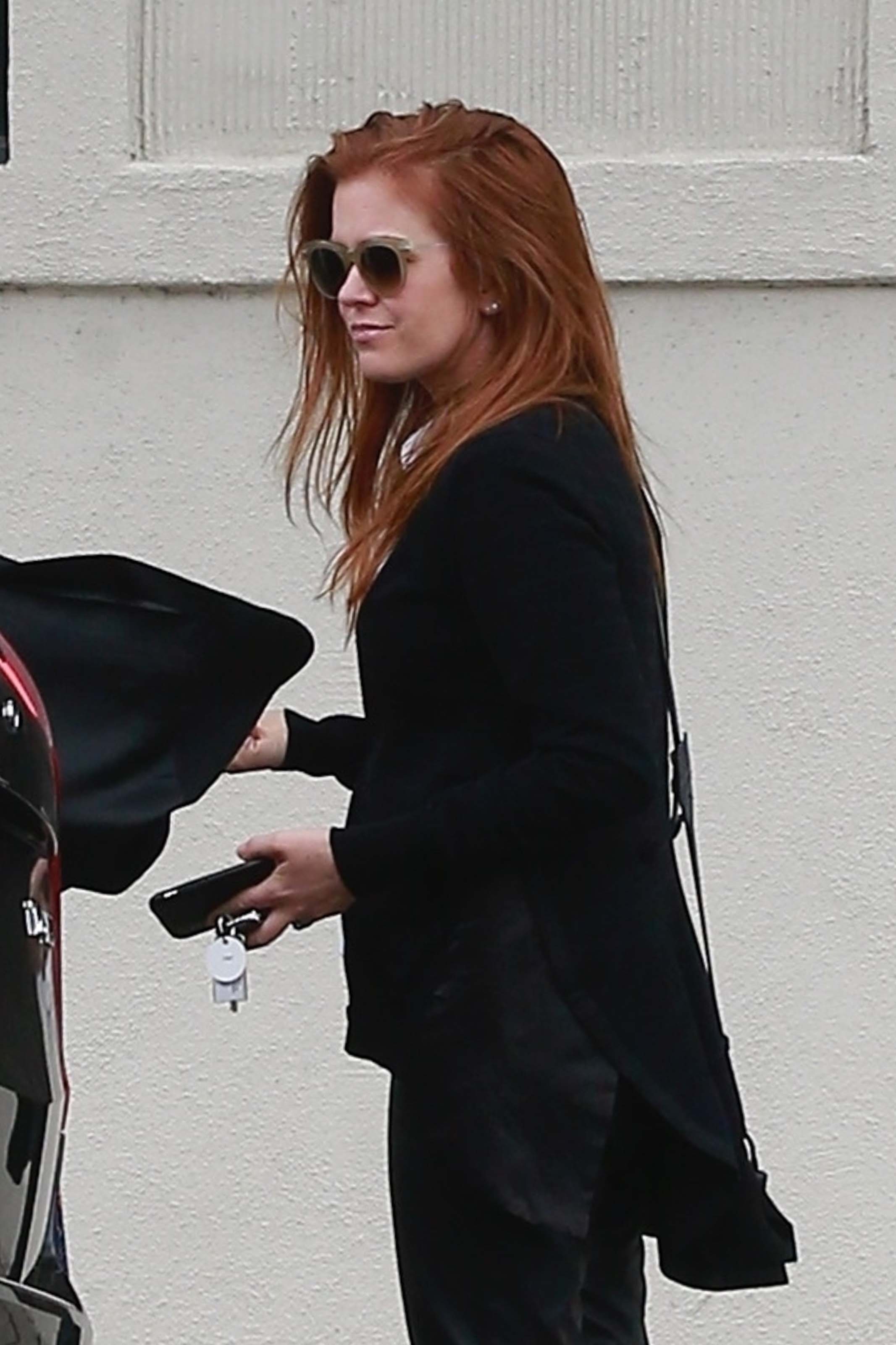 Isla Fisher running errands in Beverly Hills