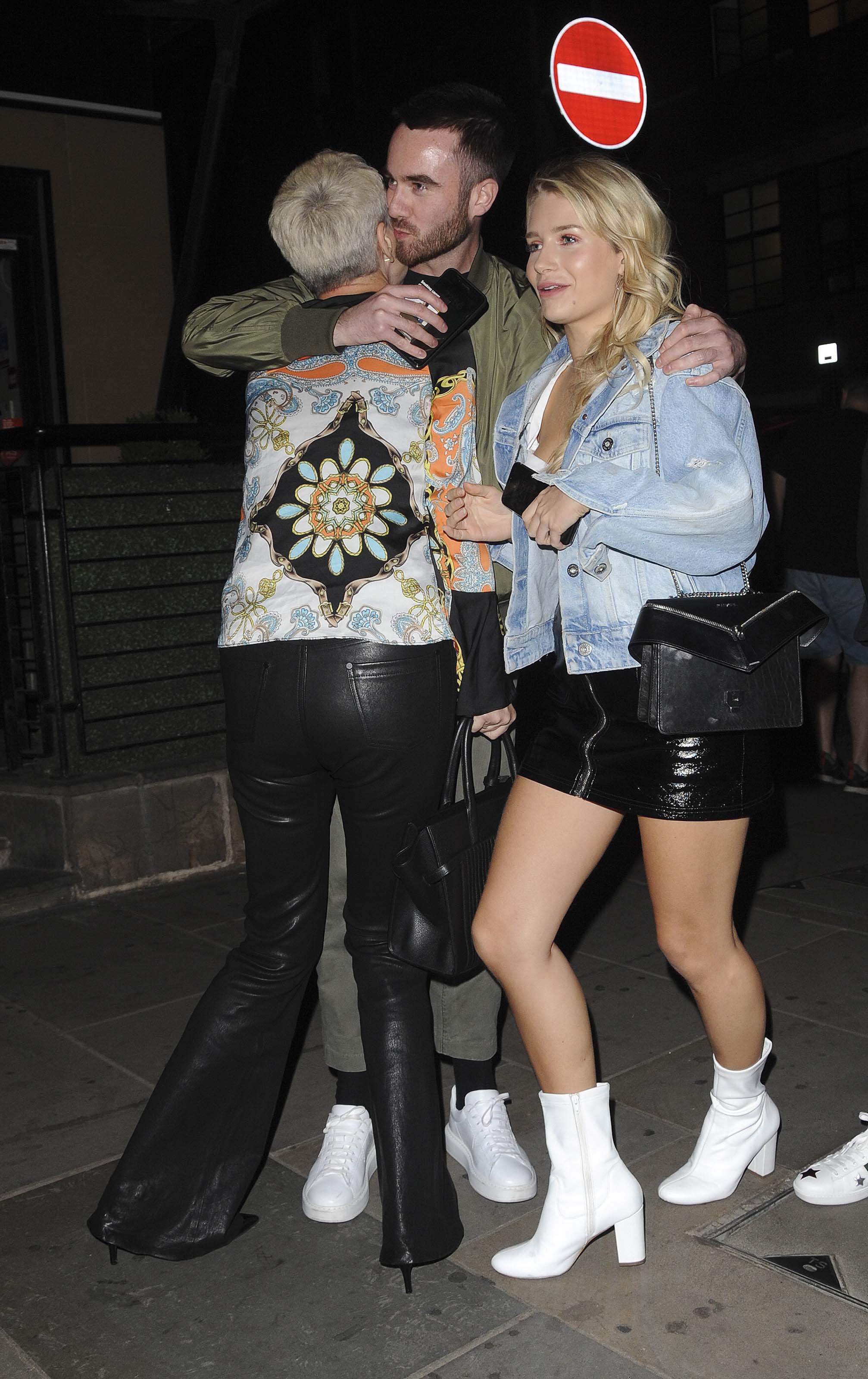 Lottie Moss out in London