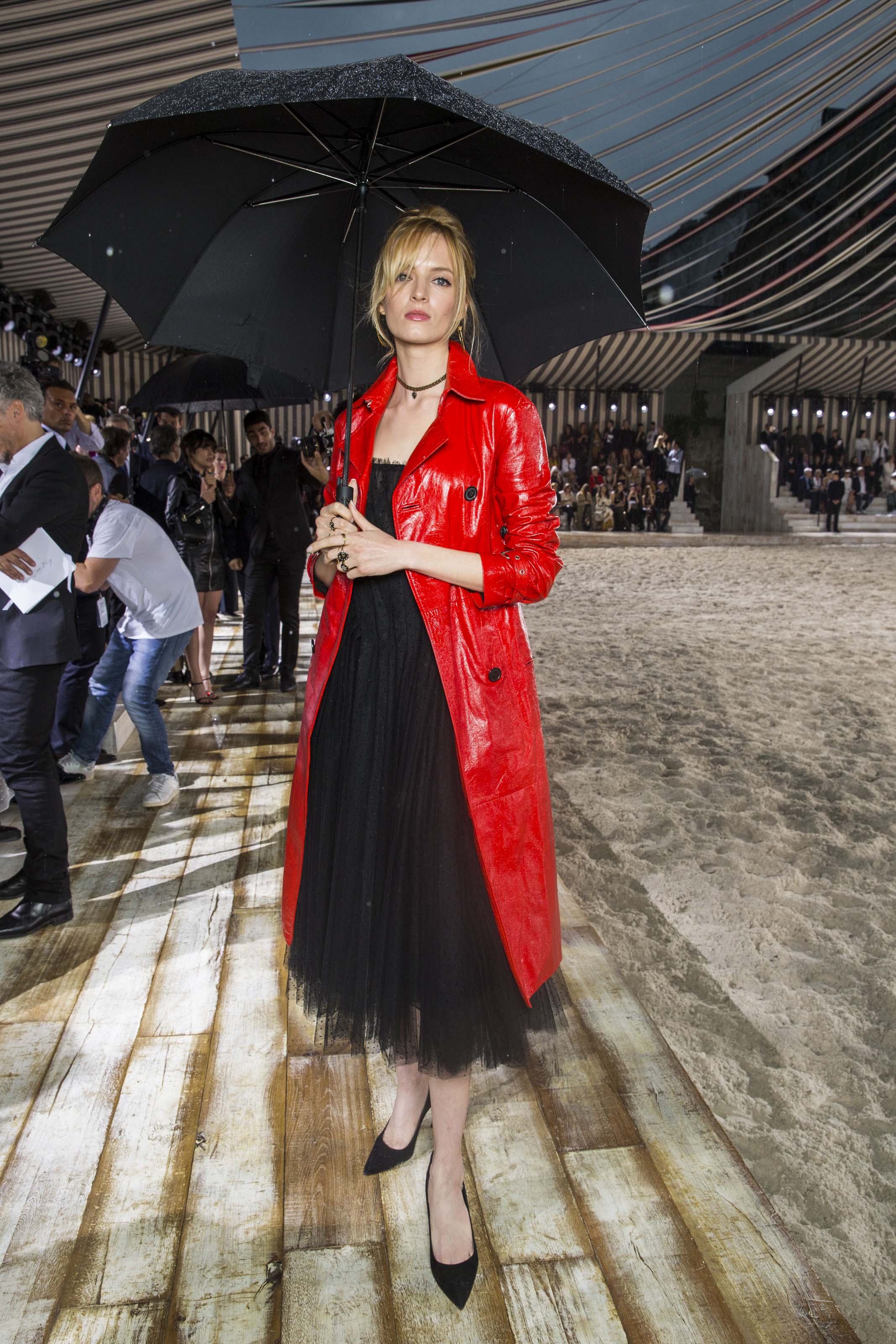 Daria Strokous attends Christian Dior Couture Cruise Collection Photocall