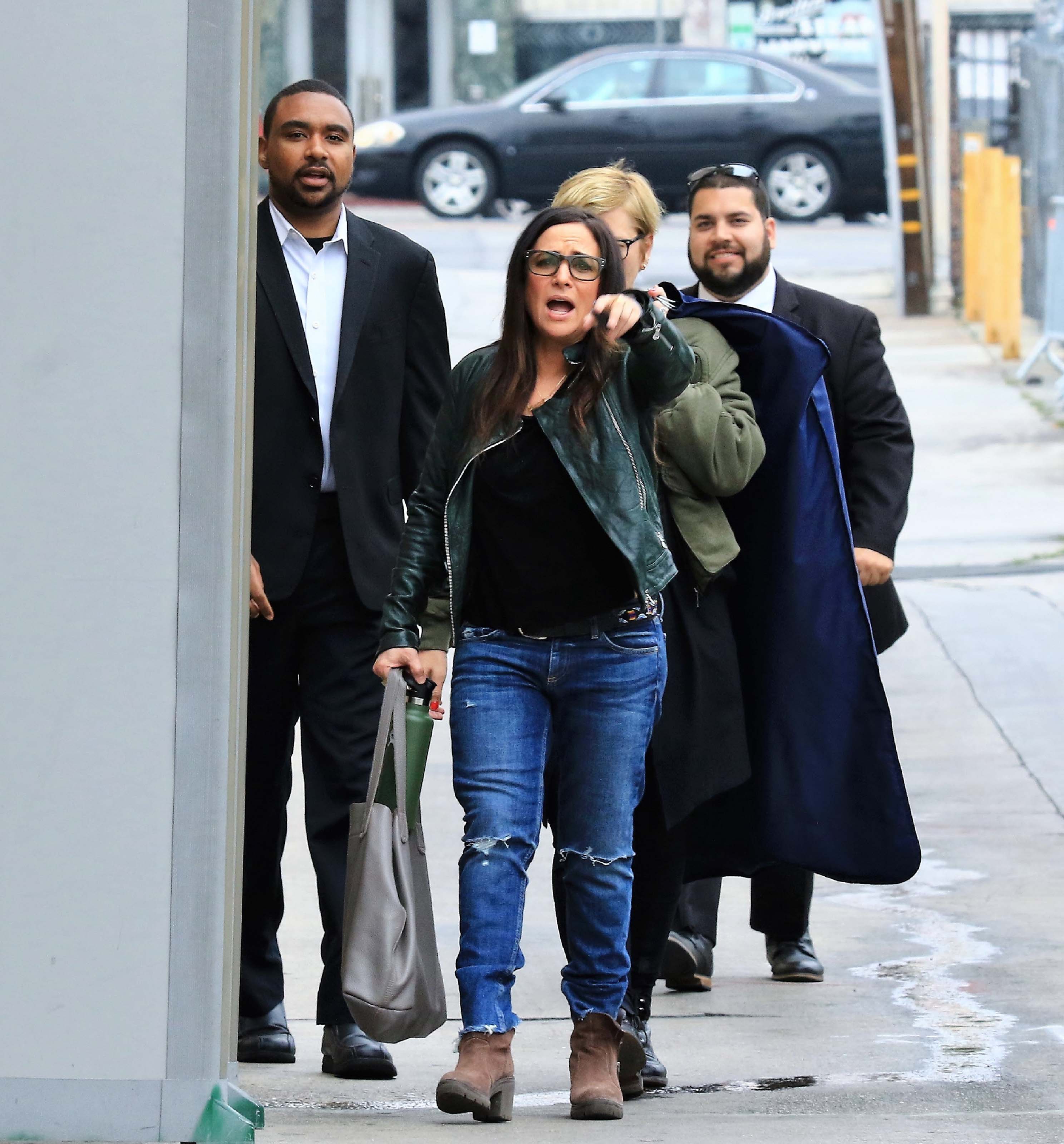 Keri Russell arriving at Jimmy Kimmel Live