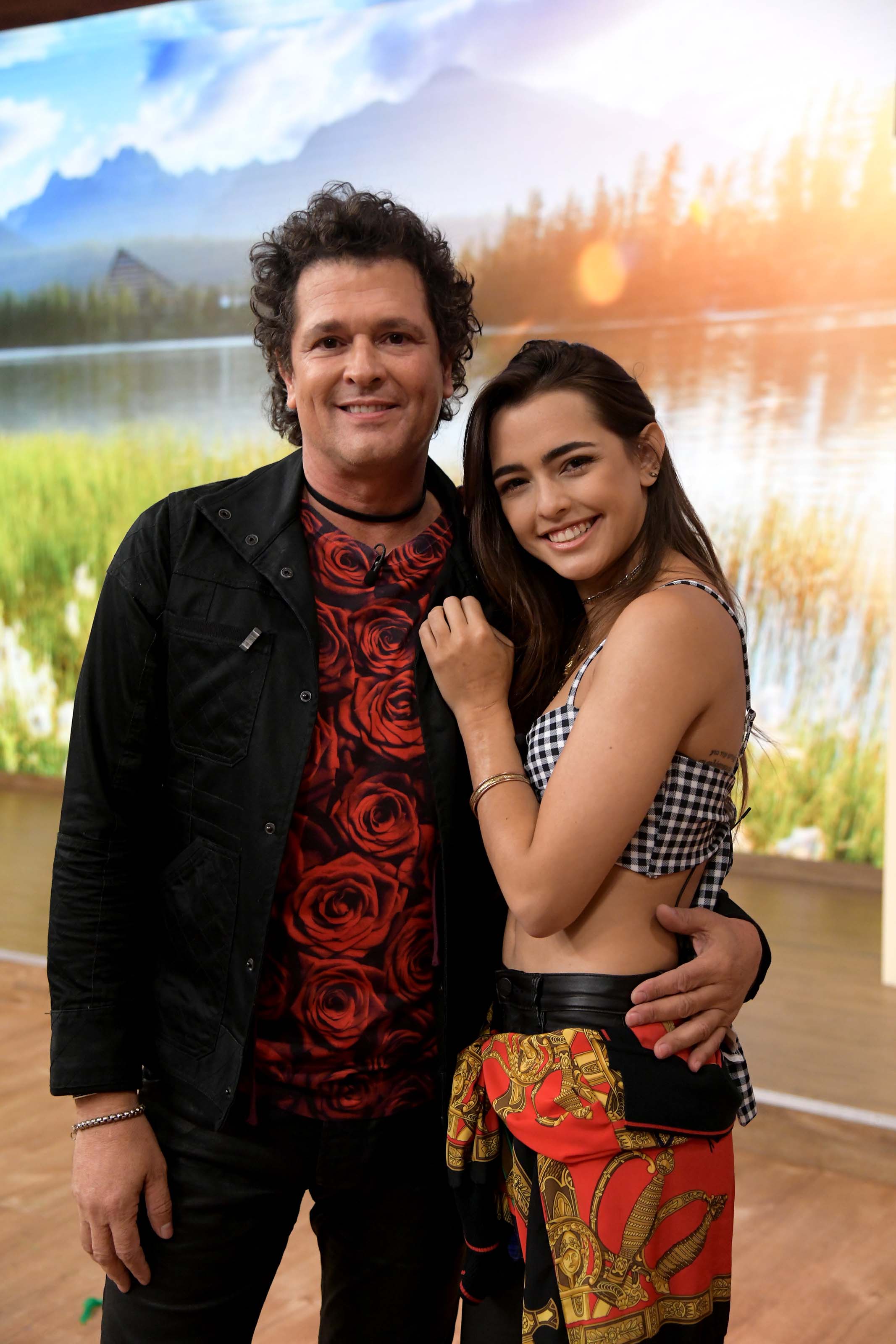 Lucy Vives at Despierta America TV show