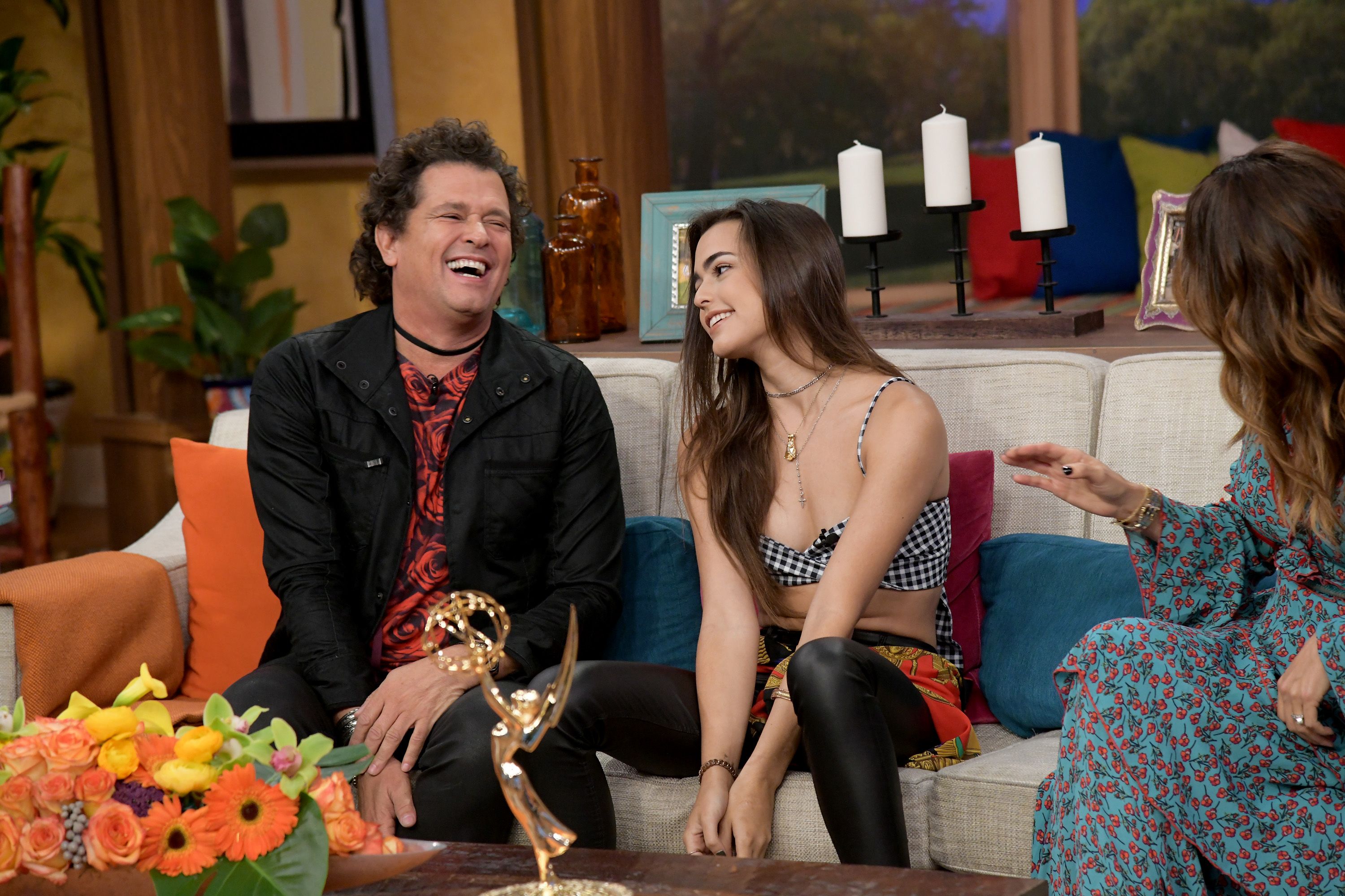 Lucy Vives at Despierta America TV show