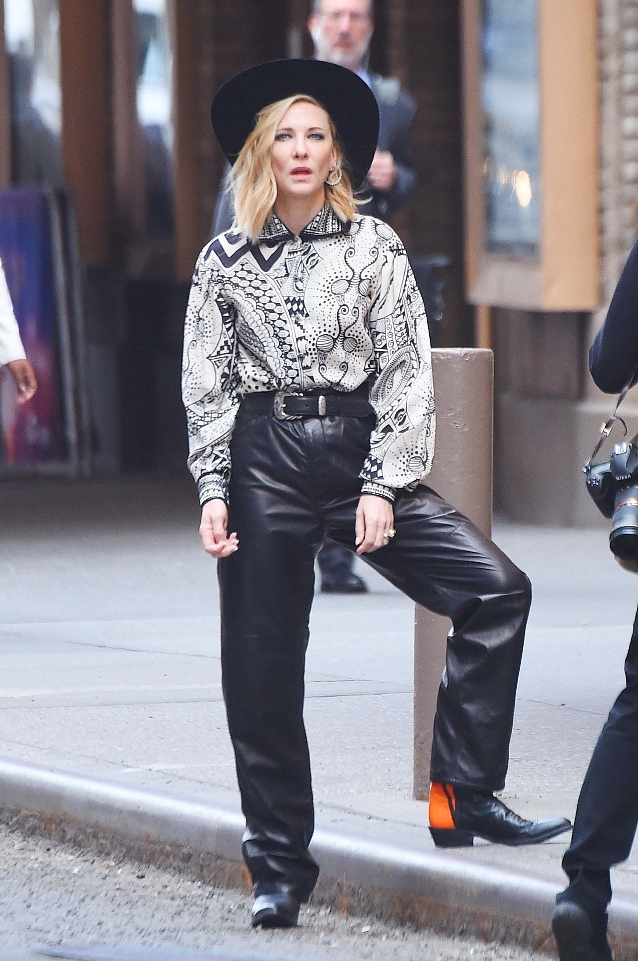 Cate Blanchett on the streets of New York