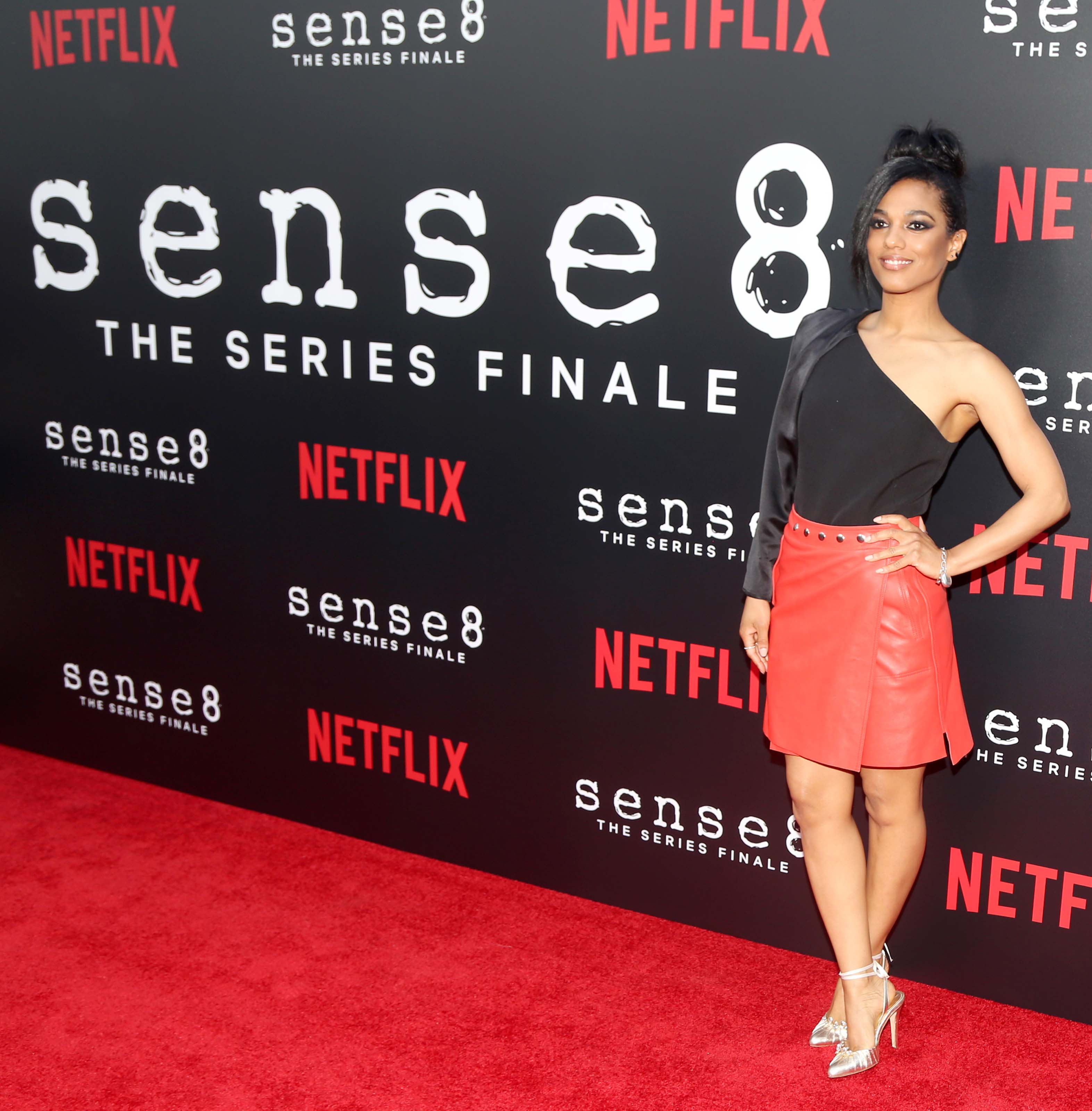 Freema Agyeman attends Screening of sense8 season 2 finale