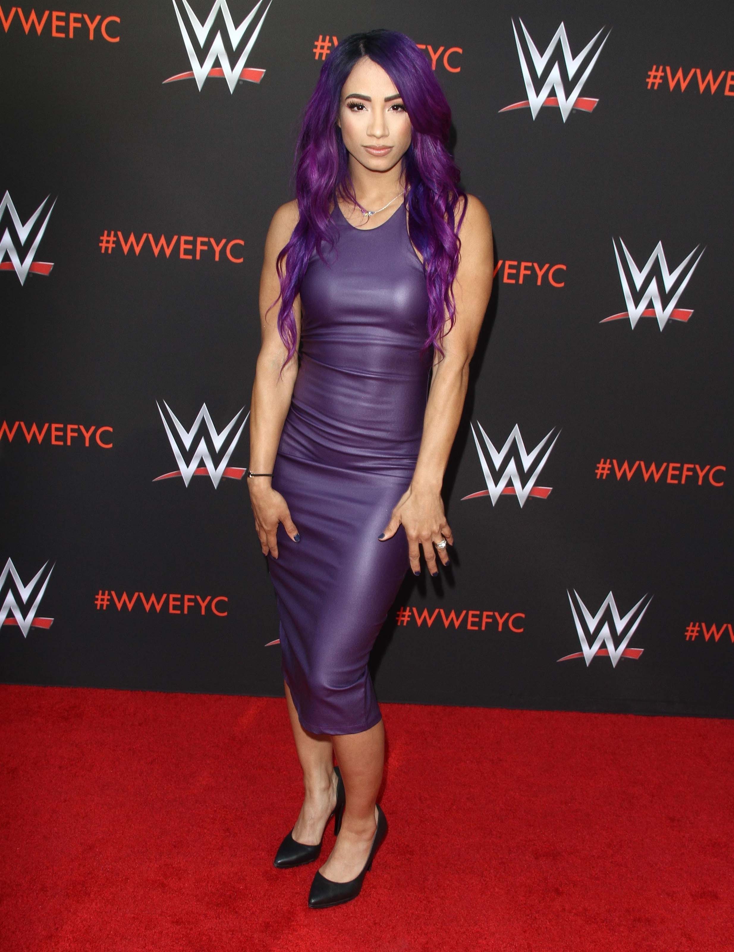 Sasha Banks attends WWE FYC Event