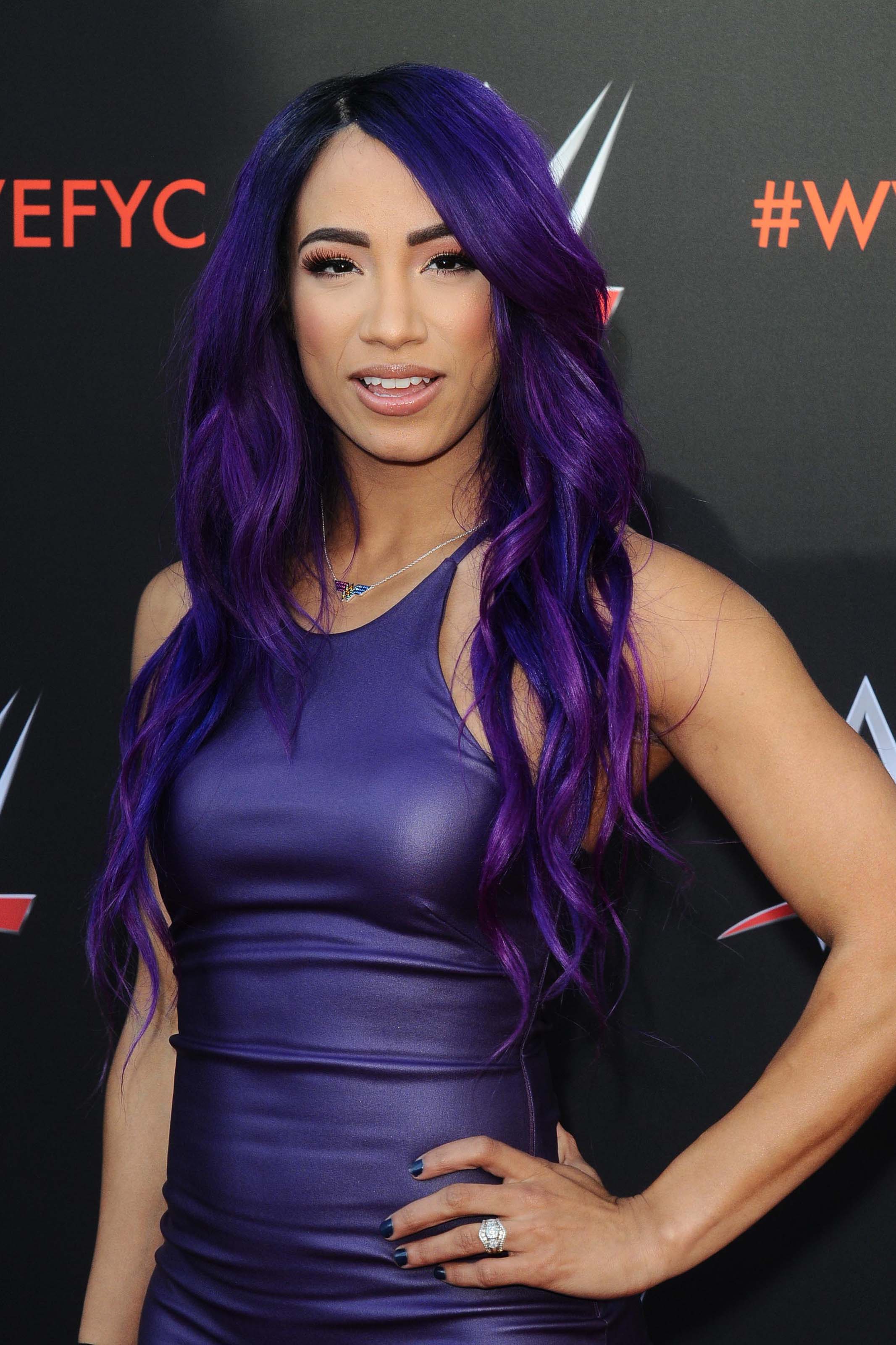 Sasha Banks attends WWE FYC Event