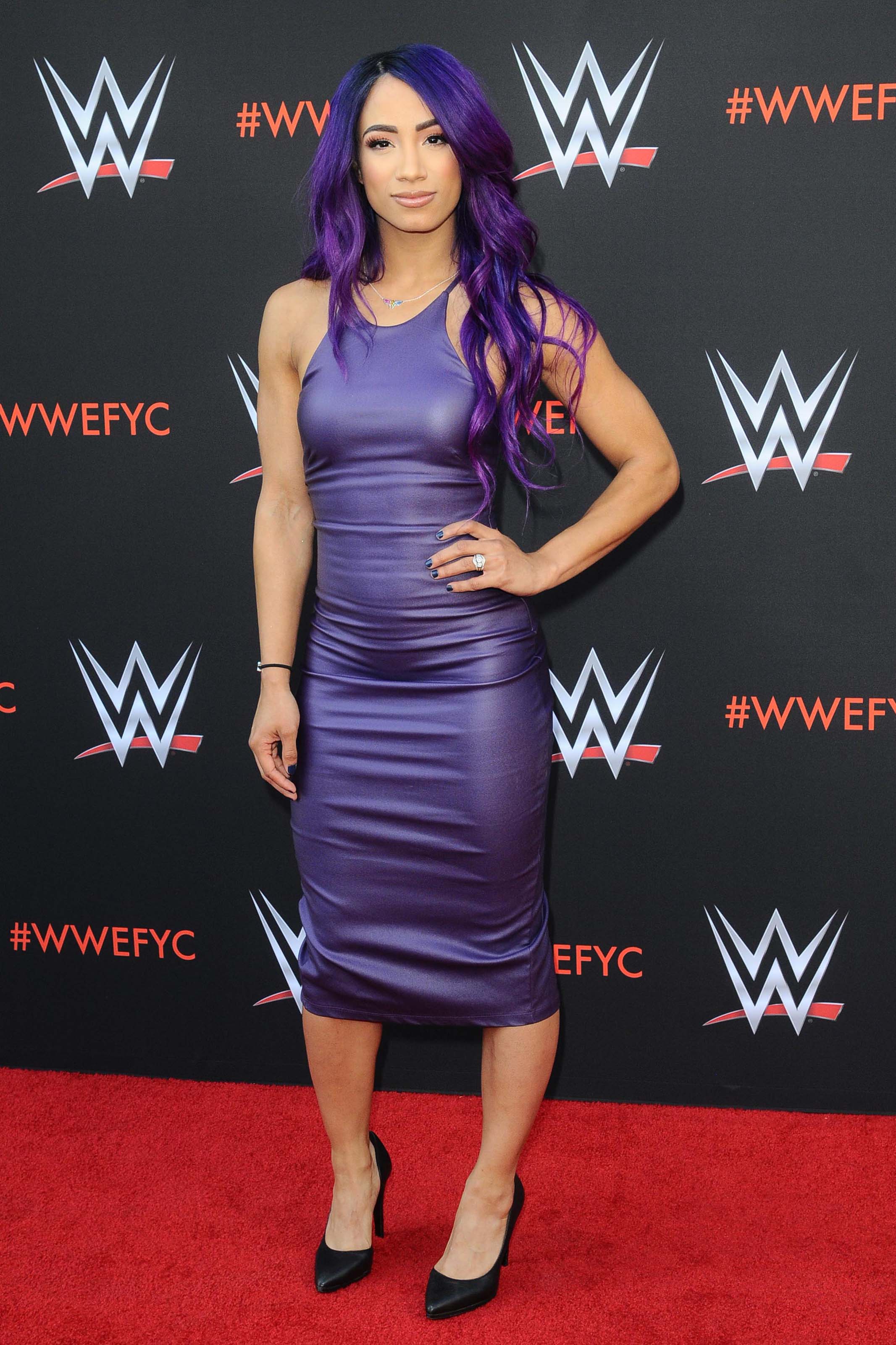 Sasha Banks attends WWE FYC Event