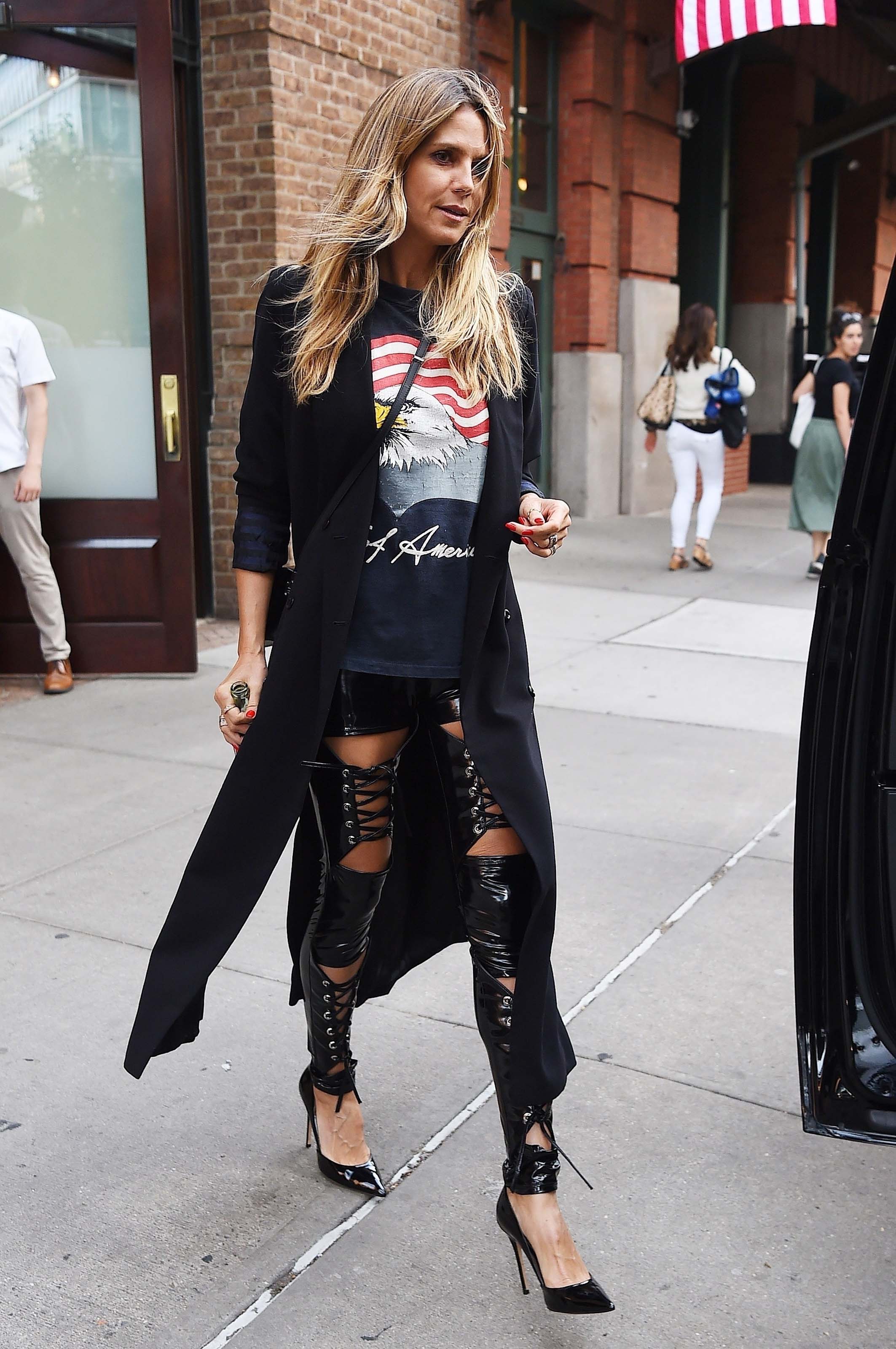 Heidi Klum out in NYC