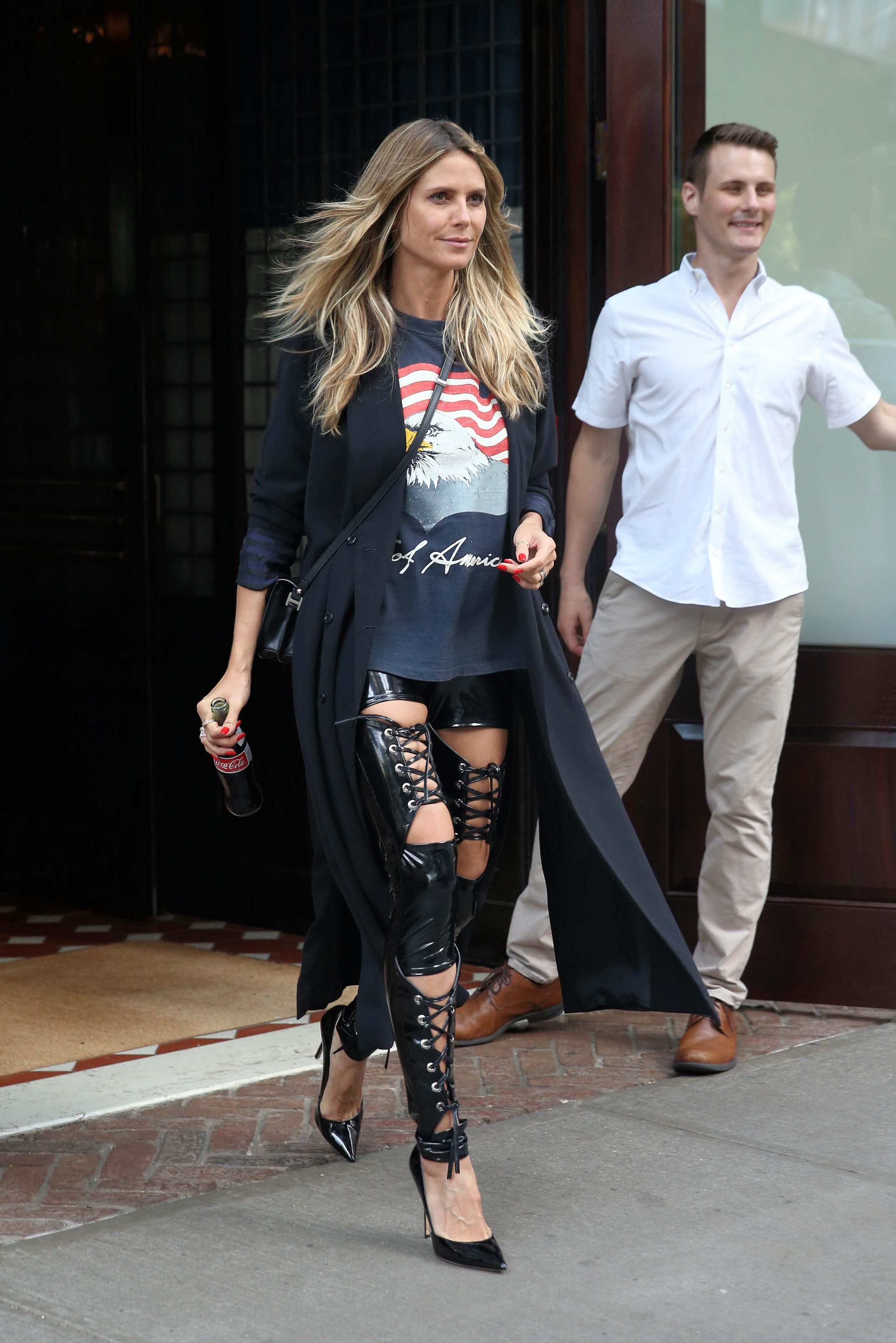 Heidi Klum out in NYC