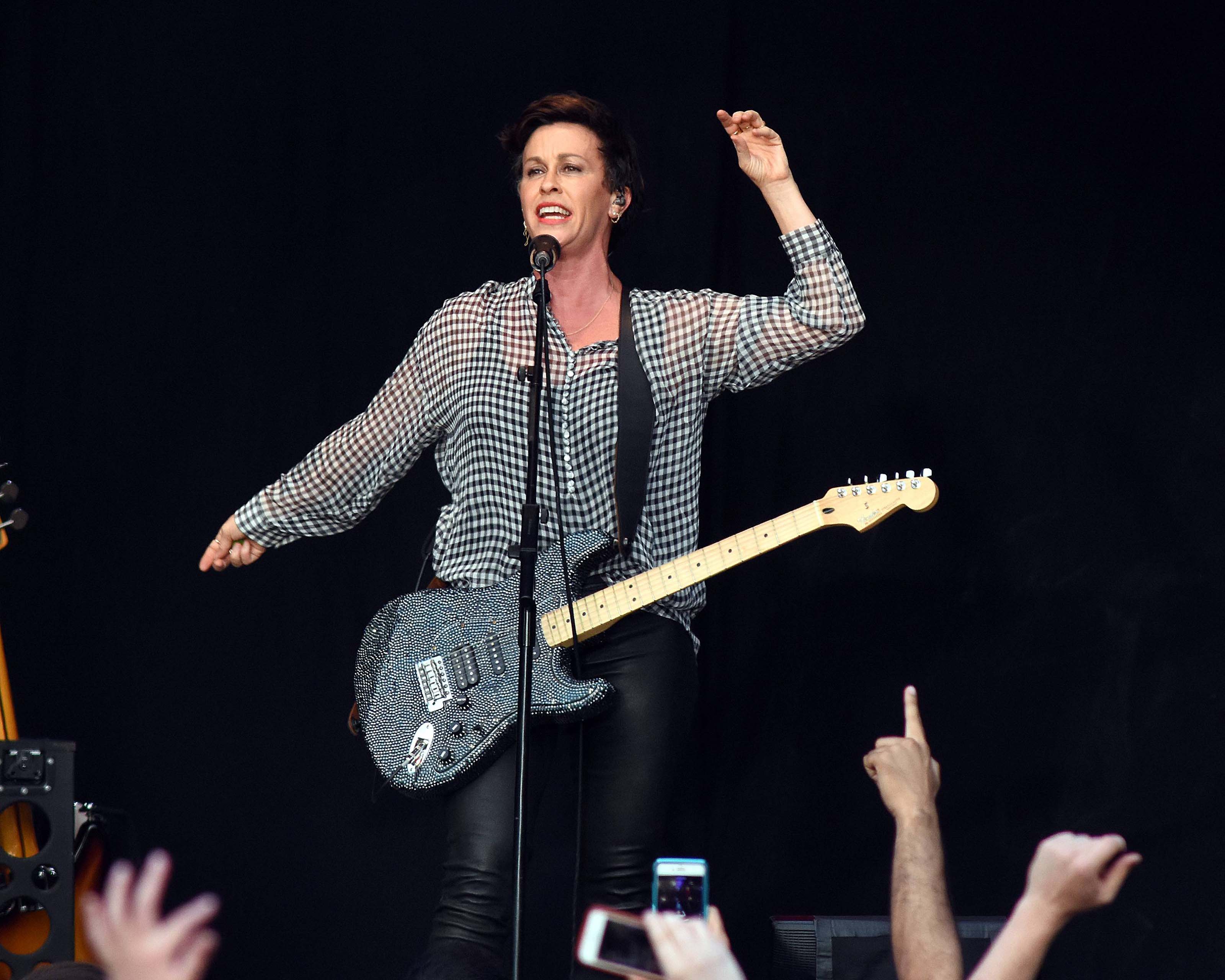 Alanis Morissette performs at Iveagh Gardens