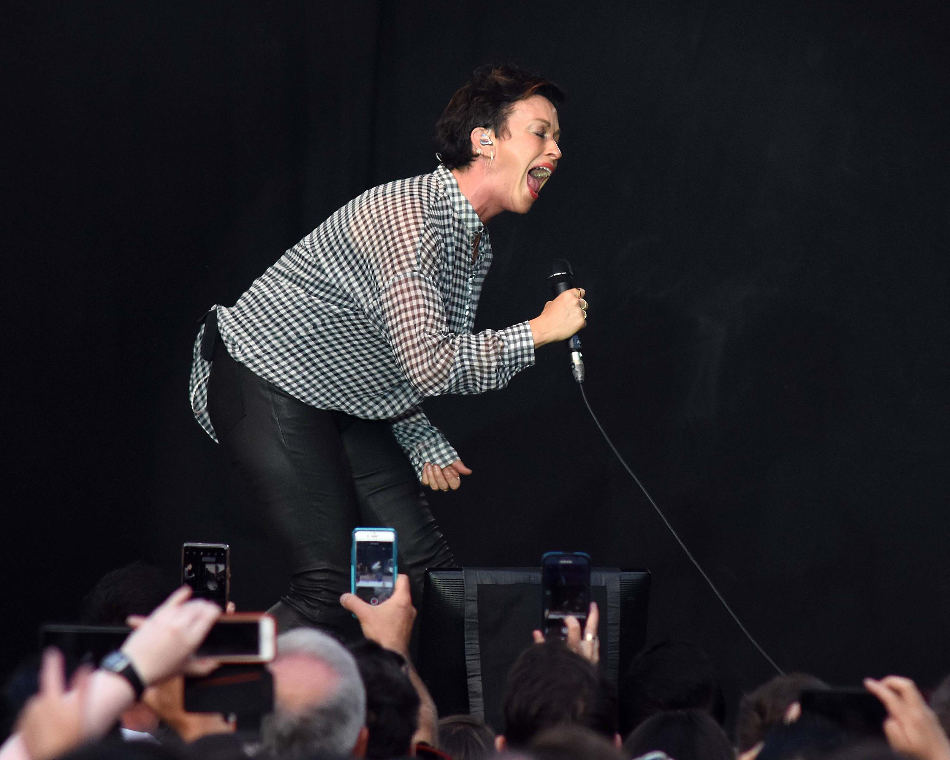 Alanis Morissette performs at Iveagh Gardens