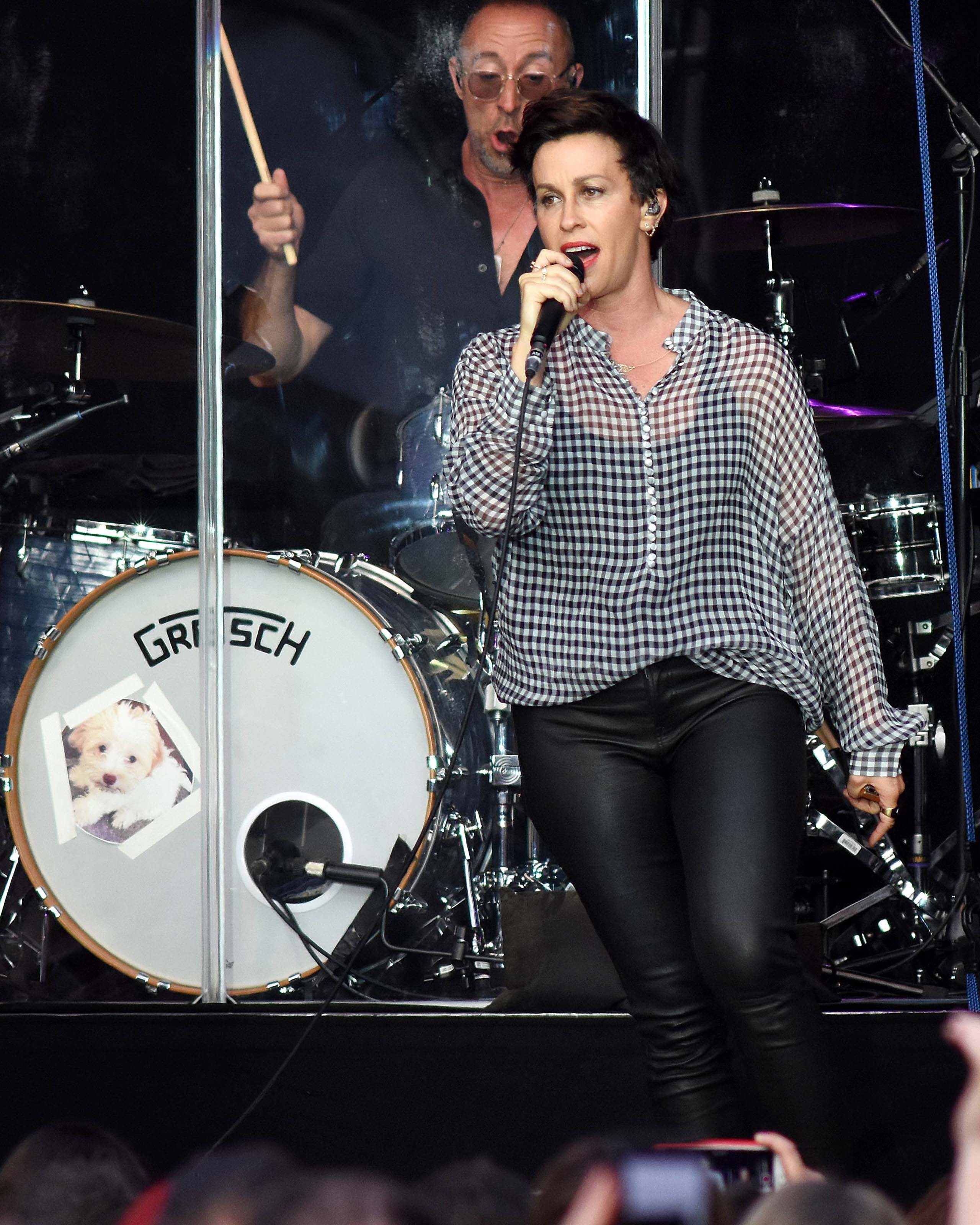 Alanis Morissette performs at Iveagh Gardens