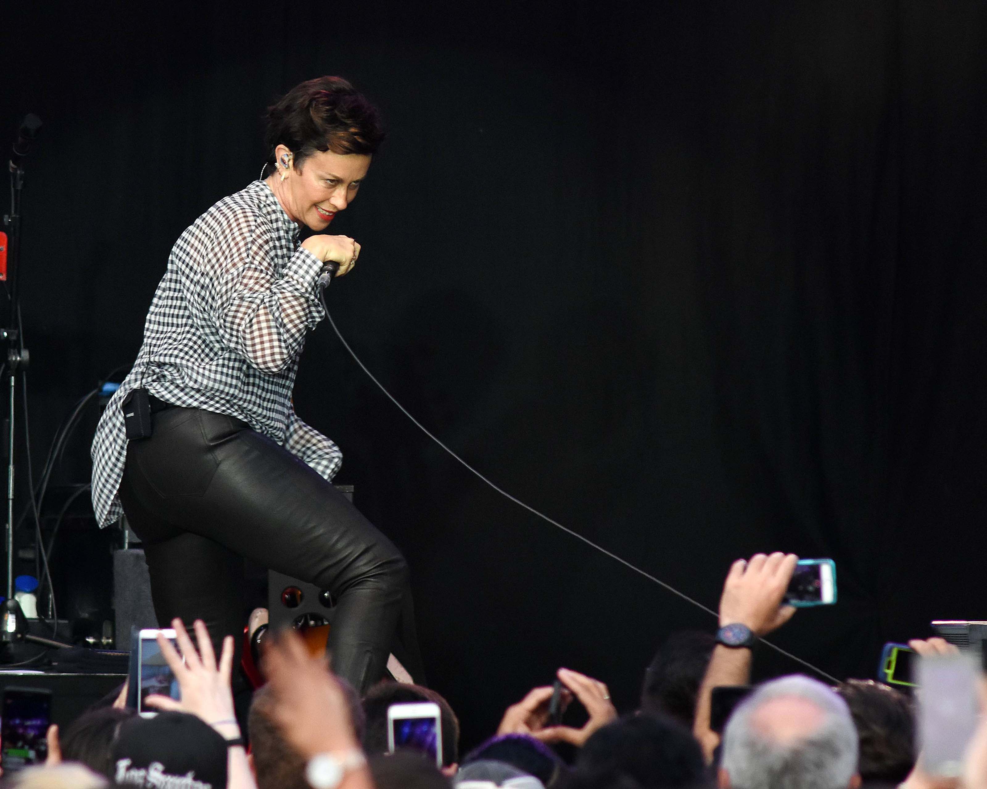 Alanis Morissette performs at Iveagh Gardens